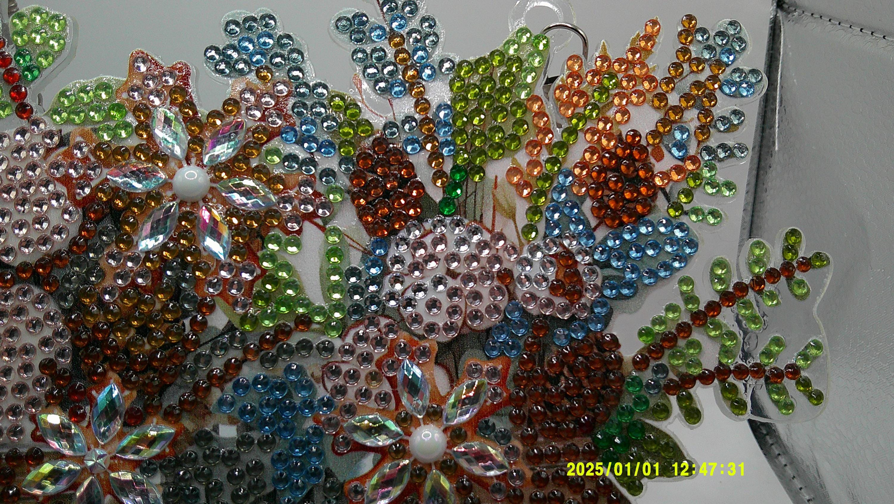 Hello Winter Wildflower Arrangement – Diamond Art Acrylic Decor
