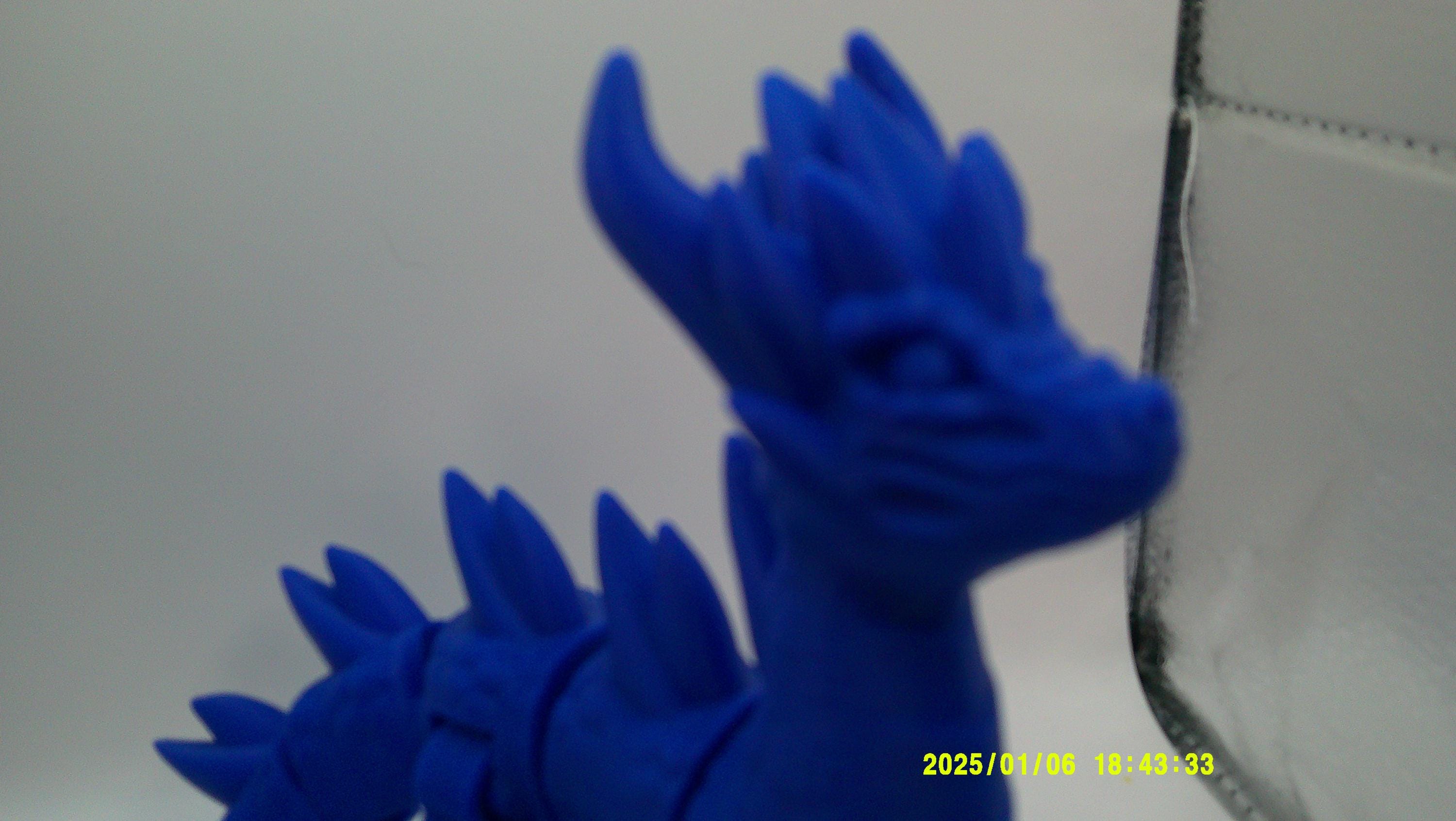 3D Printed Sapphire Spine Dragon