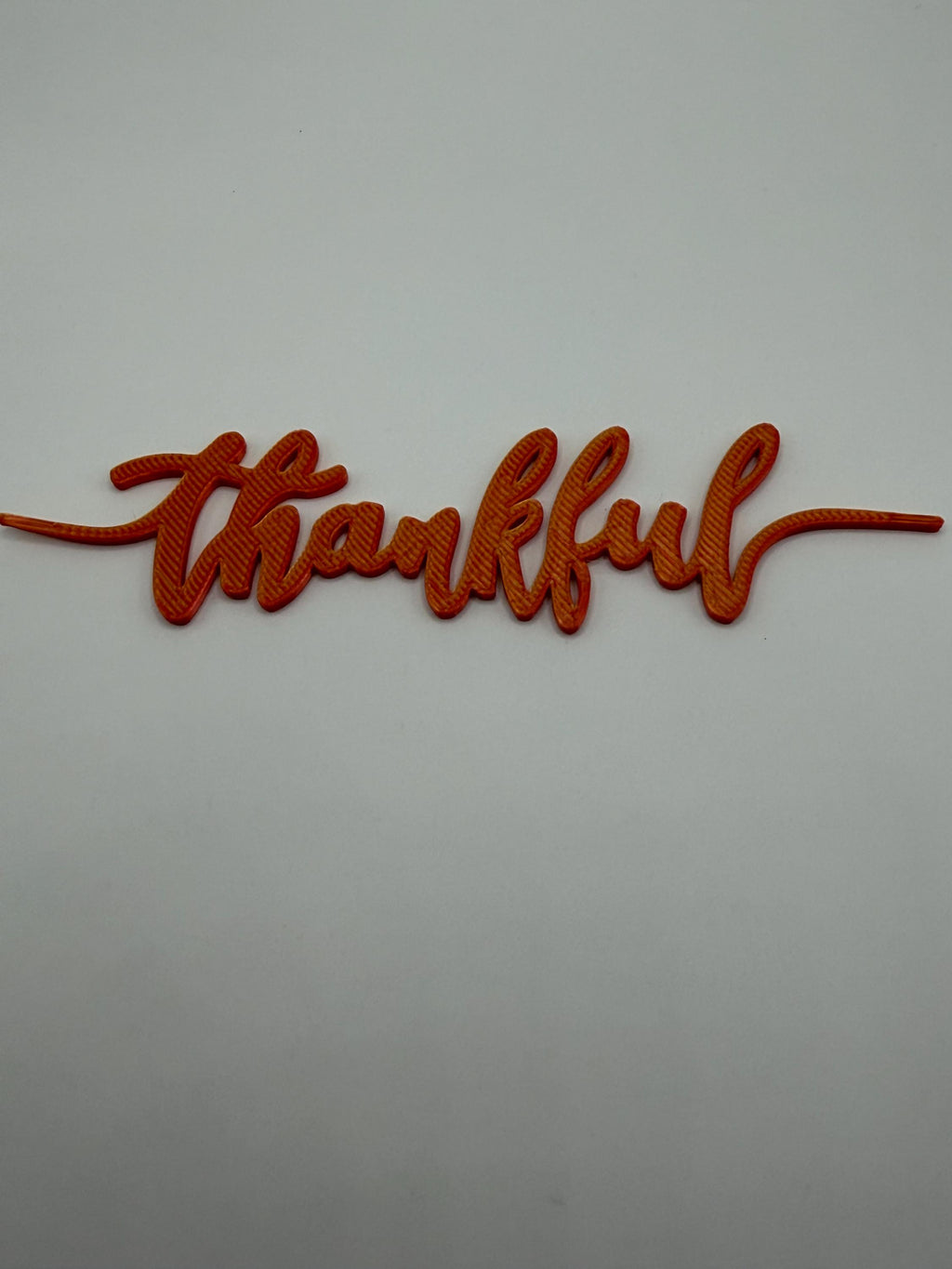 3D Printed Harvest Table Word Accents