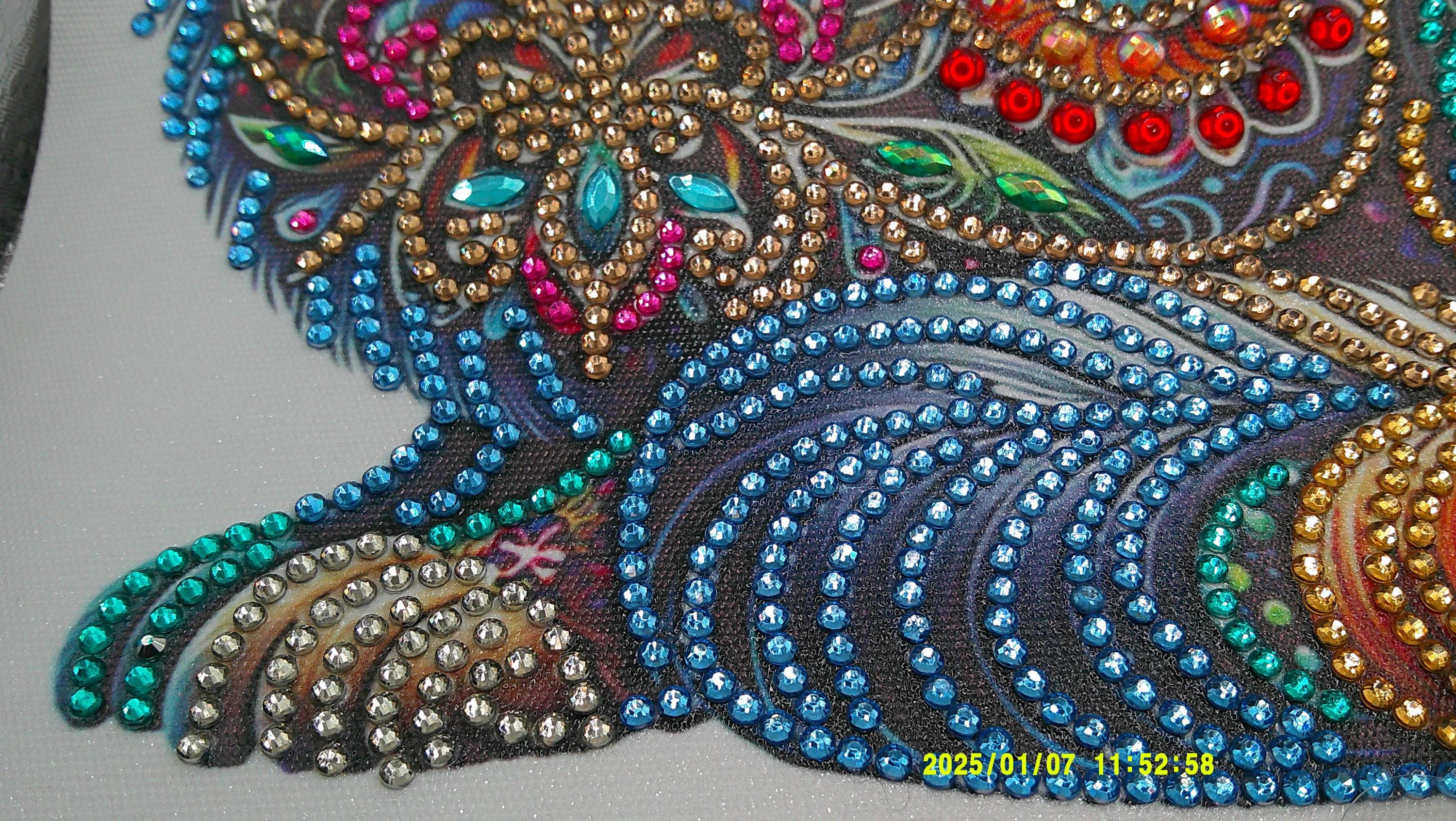 Vibrant Jewel‑Pattern Cat