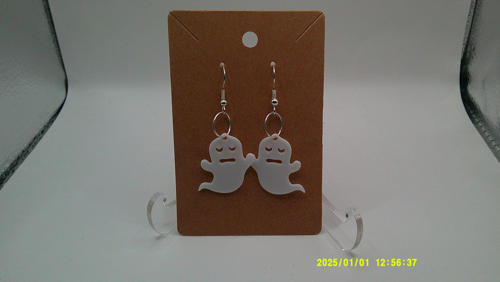 Sorrowful Spirit Earrings – Handmade Ghost Silhouettes
