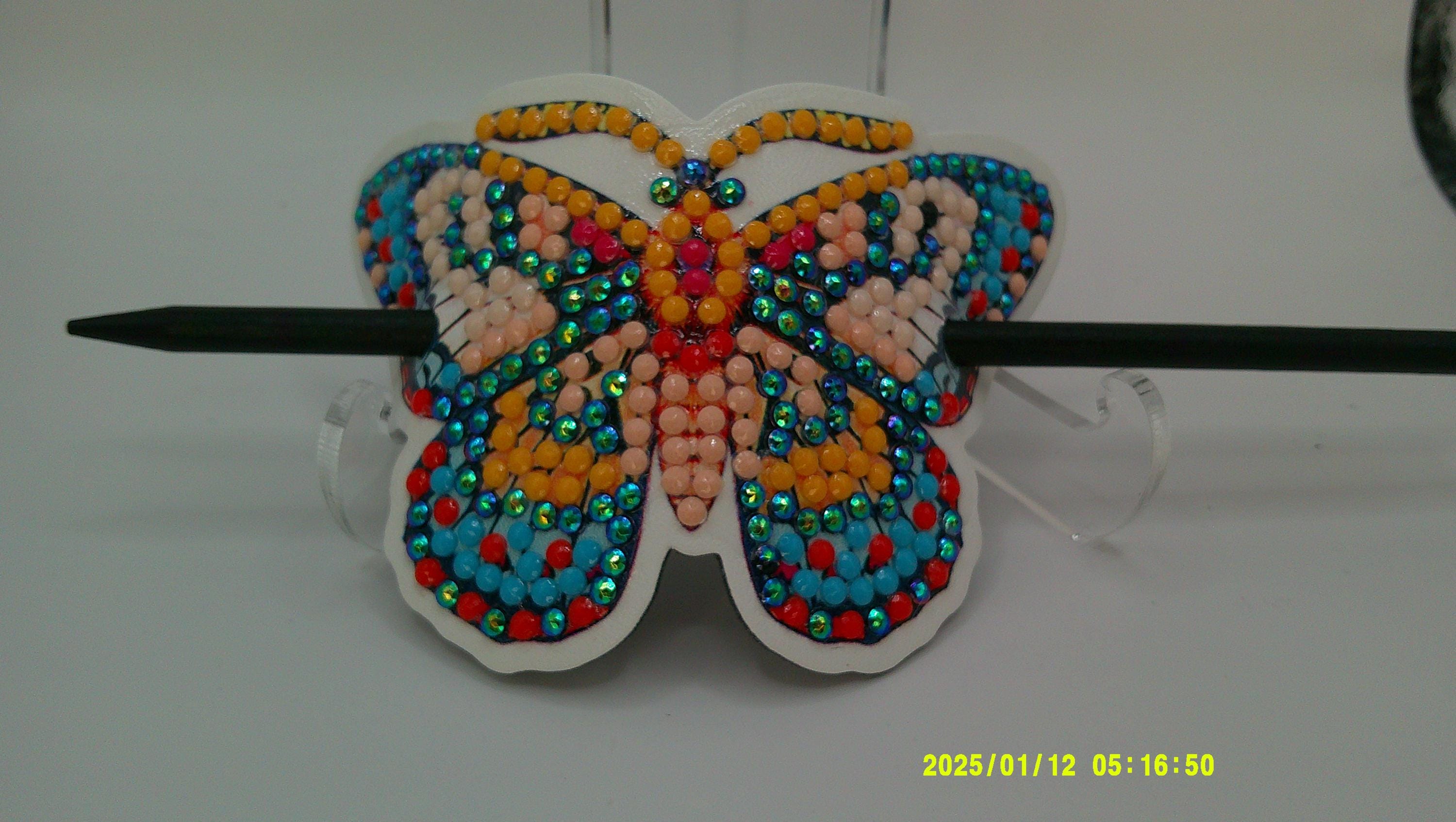 Colorful Butterfly Diamond Art | Bright Gem Wing Pattern