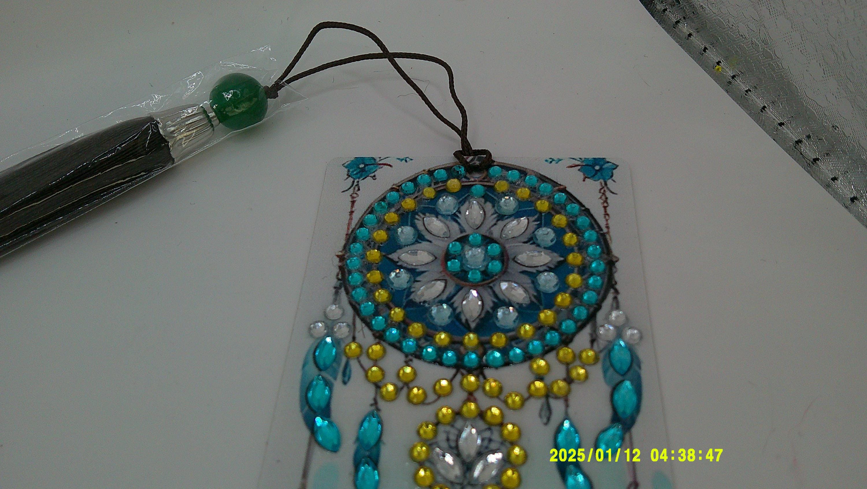 Mystic Forest Wolf Bookmark | Sparkling Diamond Art Design
