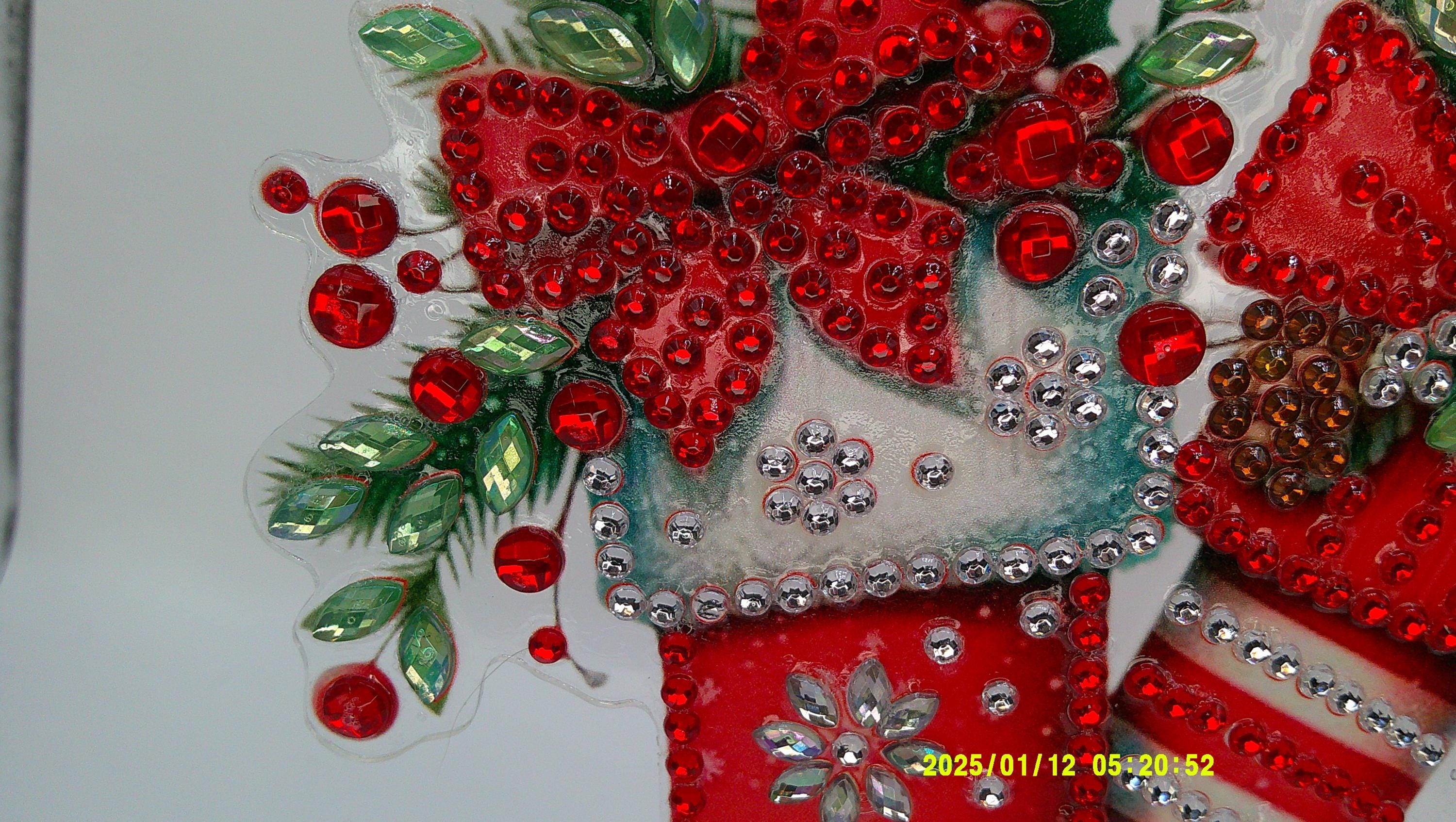 Jeweled Christmas Stockings Diamond Art | Festive Embellished Display