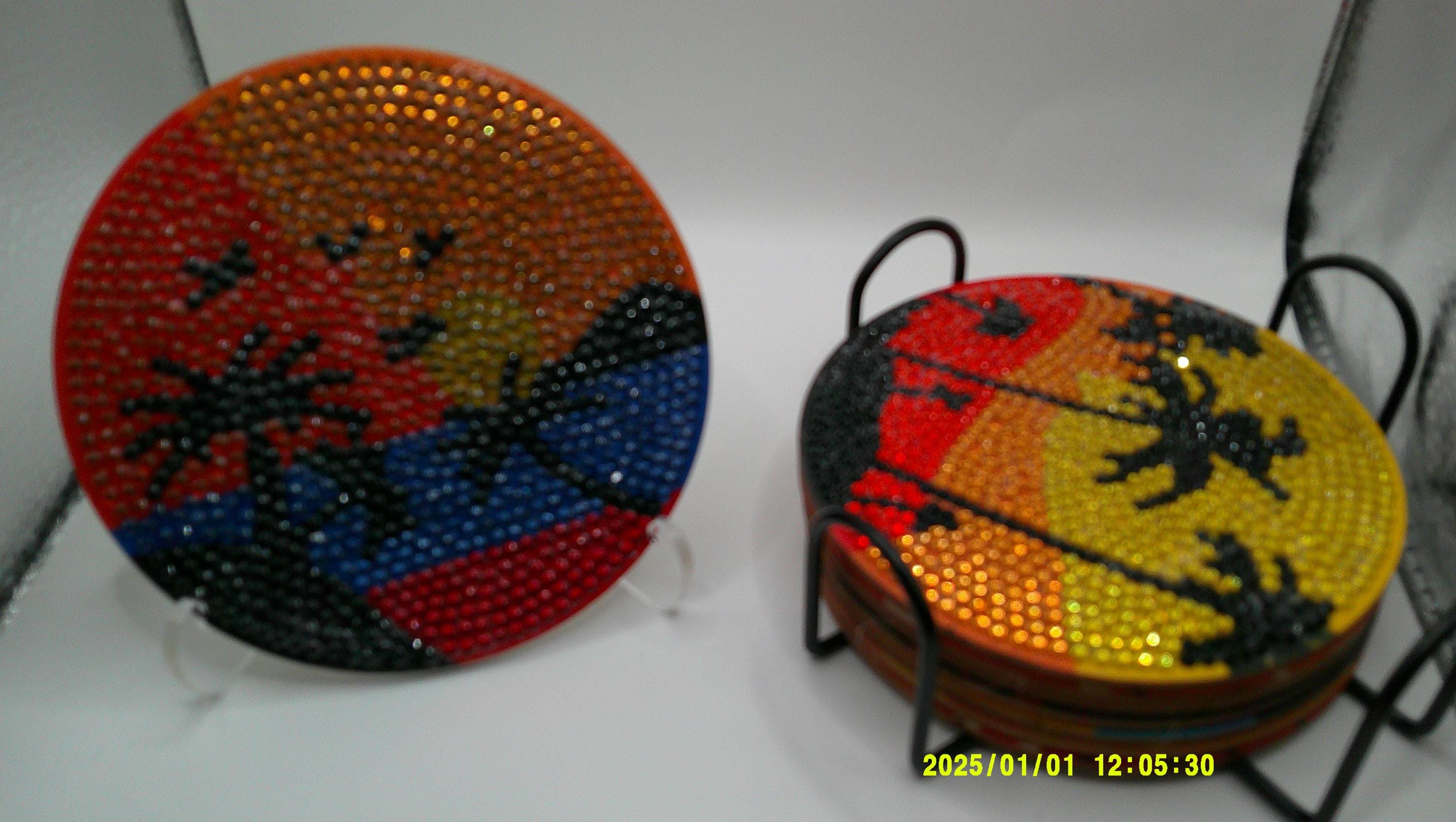 Island Sunset Diamond Art Coaster Collection