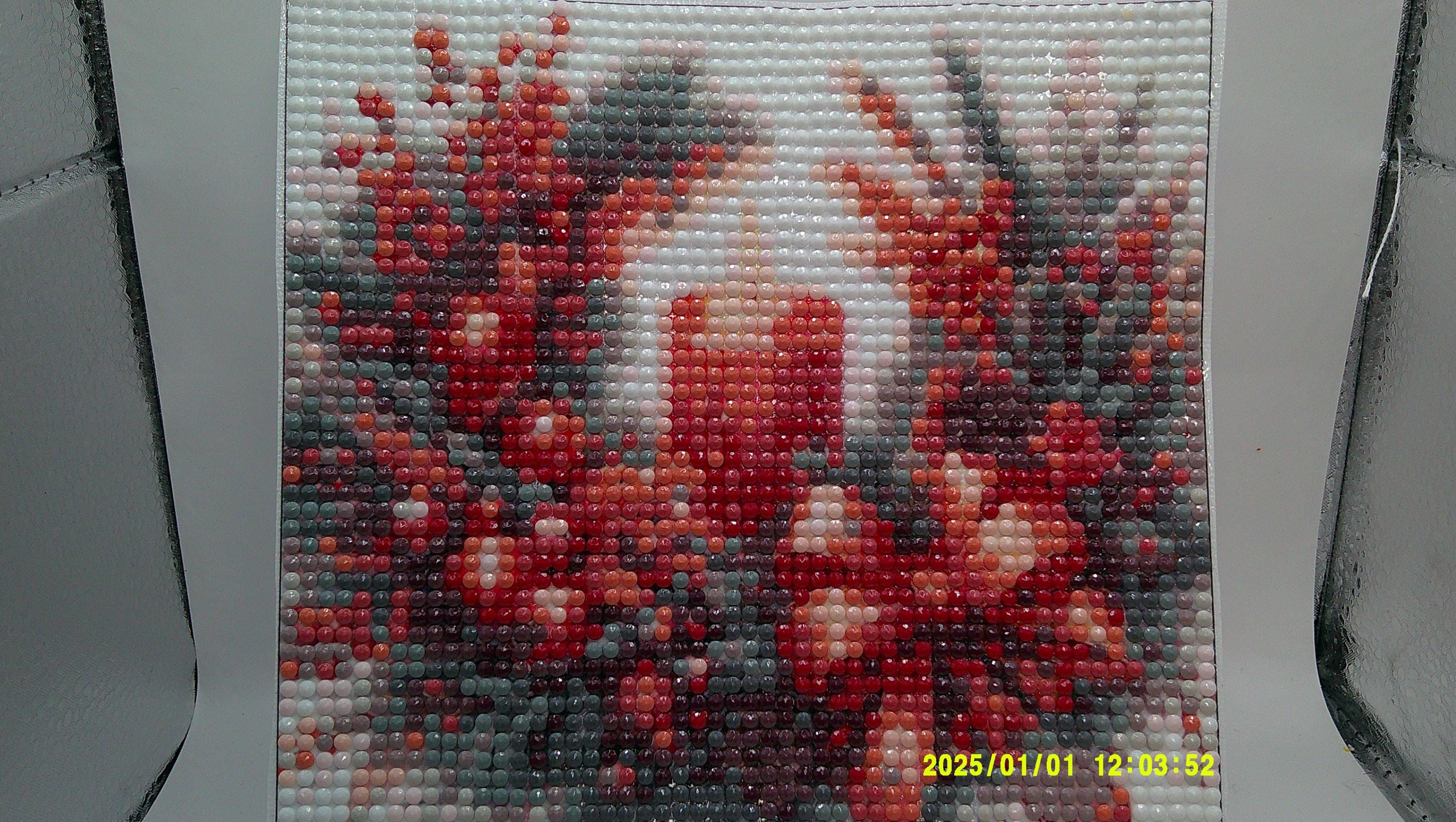 Candlelit Holiday Wreath Diamond Art Painting