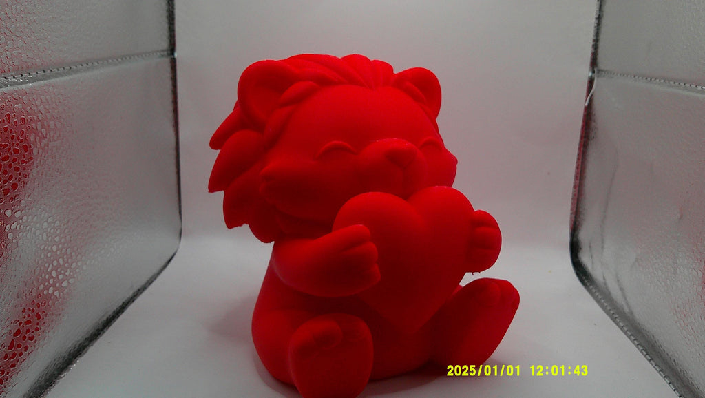 Heart Hugging Lion - 3D Printed