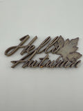 3D Printed Fall “Hello Autumn” Cake Decoration