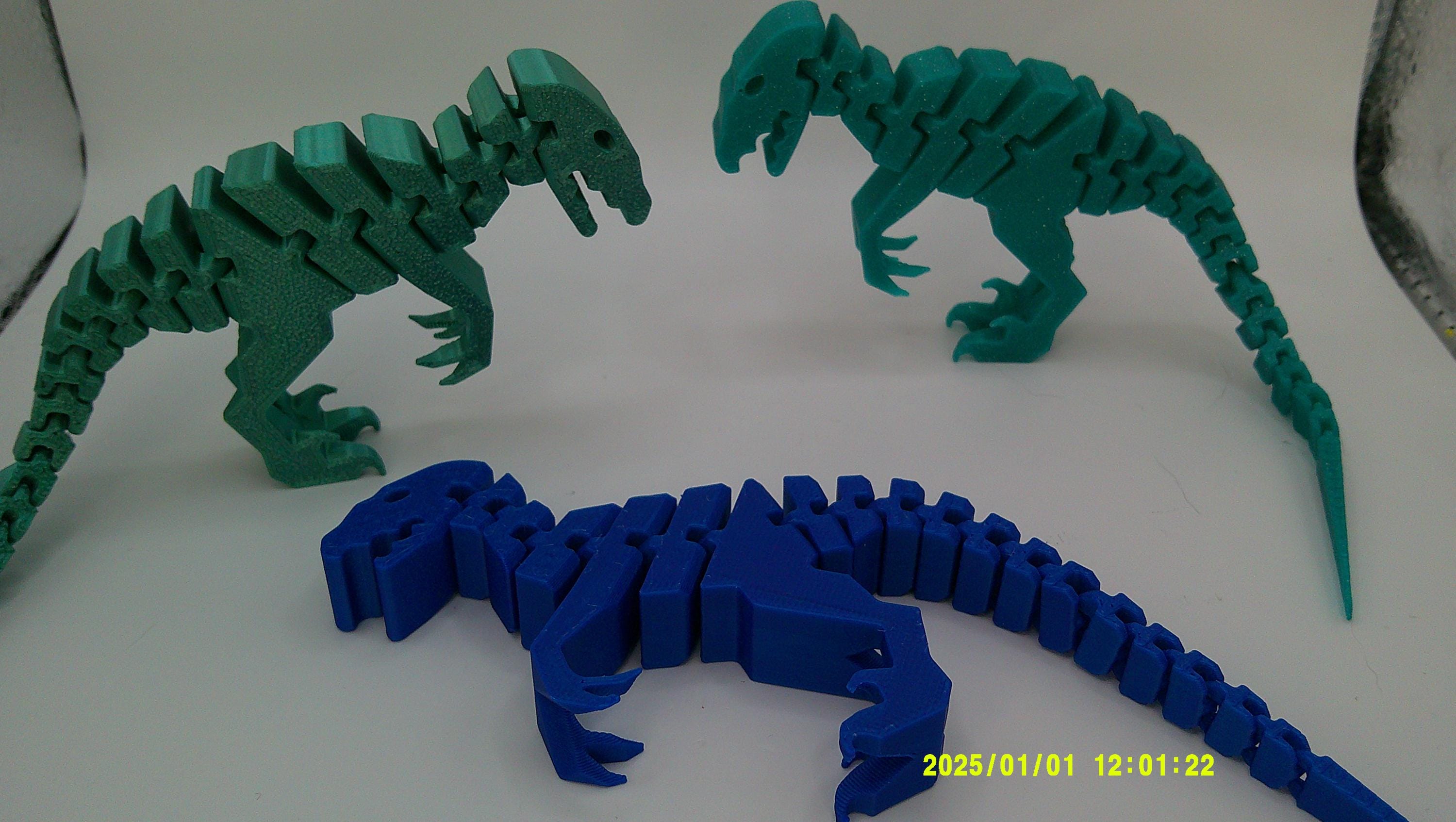 Flexi Dino Critter, Articulated Raptor Figure