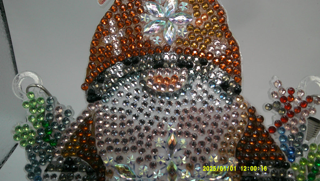 Sparkling Holiday Gnome Suncatcher