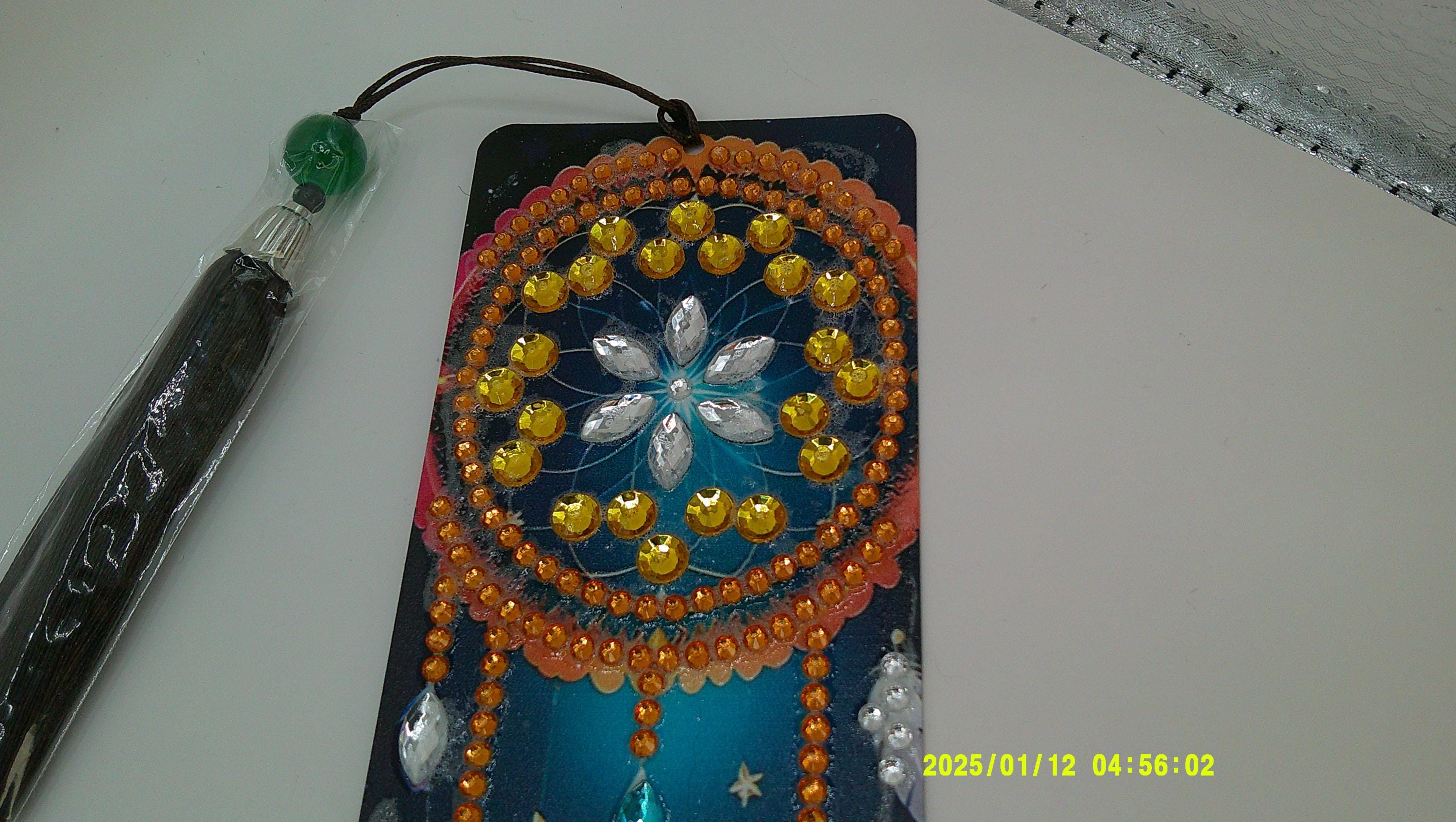 Dreamcatcher Diamond Art Bookmark | Sparkling Rhinestone Feathers & Butterflies