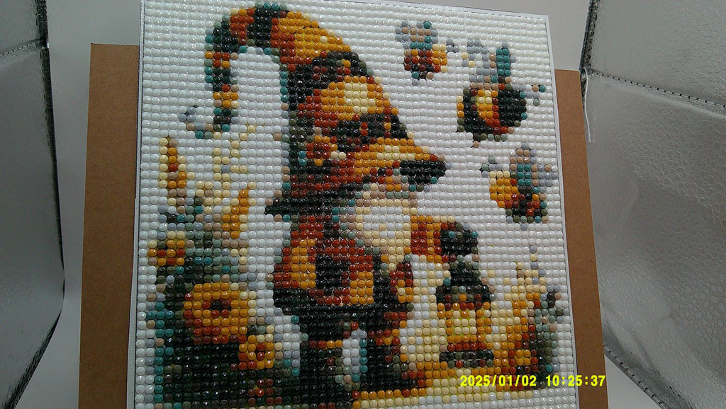 Honeybee Meadow Gnome Diamond Art