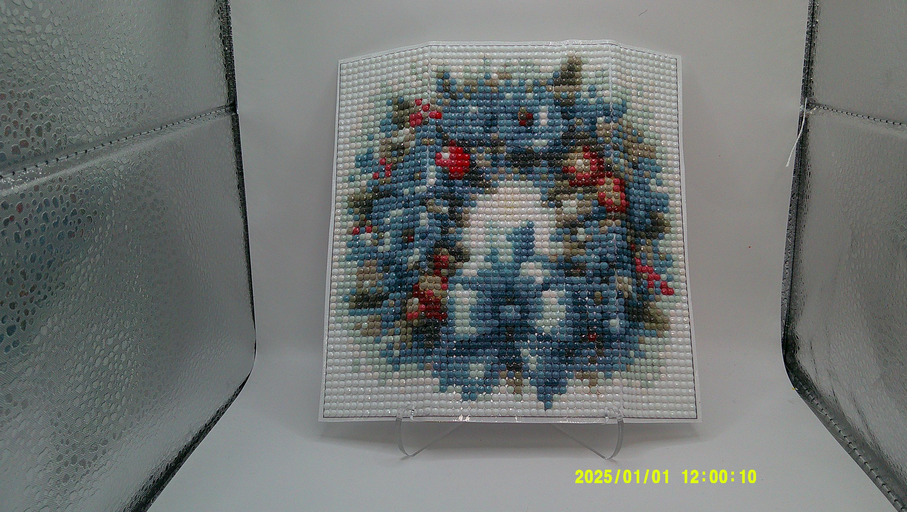 Frosted Holiday Wreath Diamond Art Painting