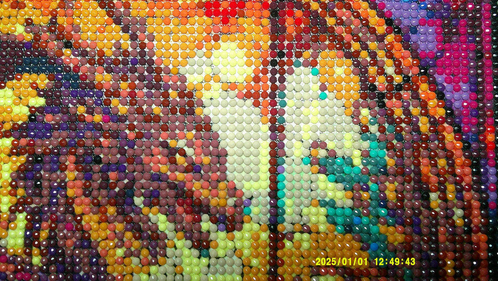 Radiant Fire Dragon Diamond Art Mosaic