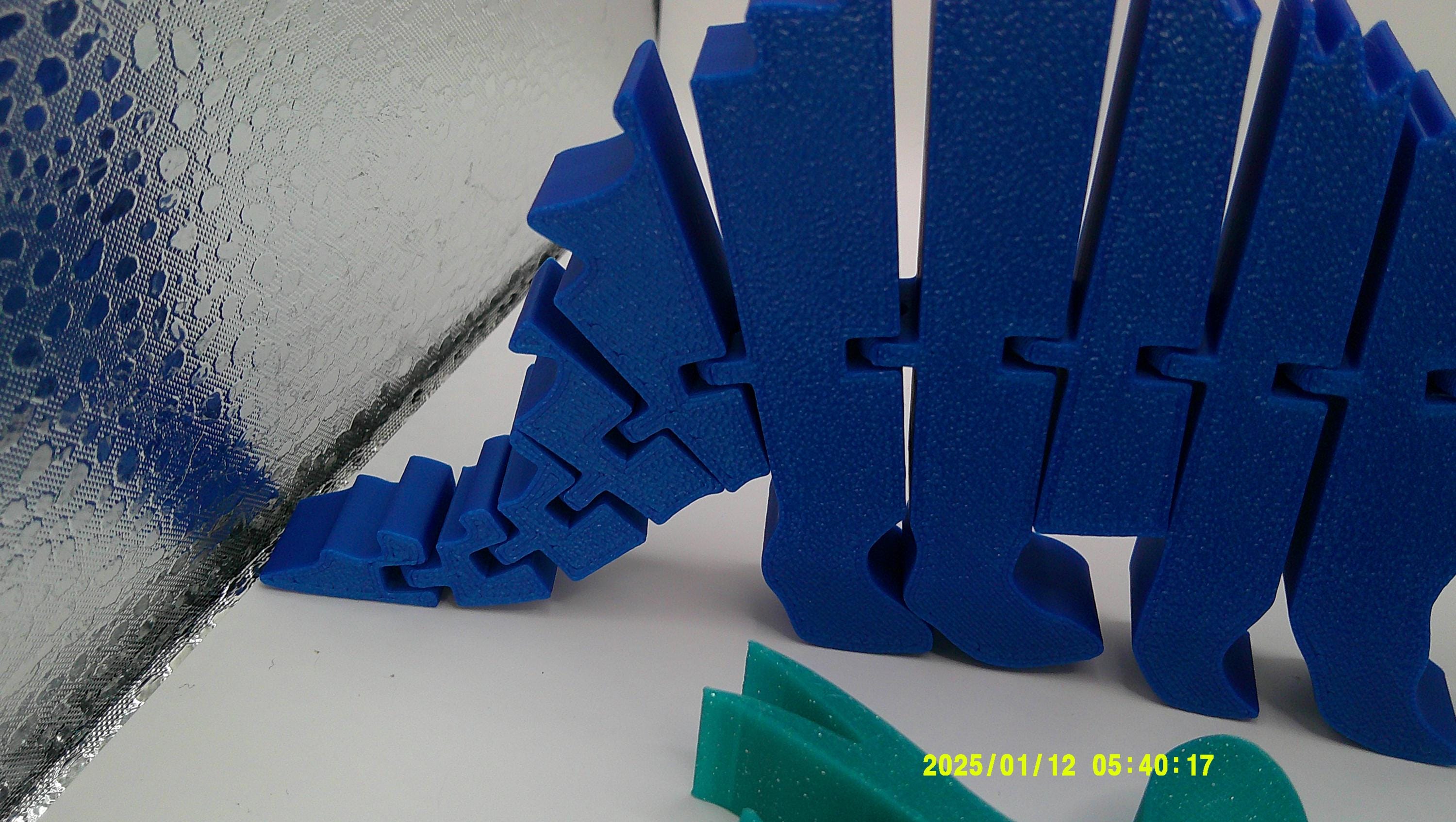 Articulated Triceratops Dinosaur Toy, 3D Printed Flexi Critter