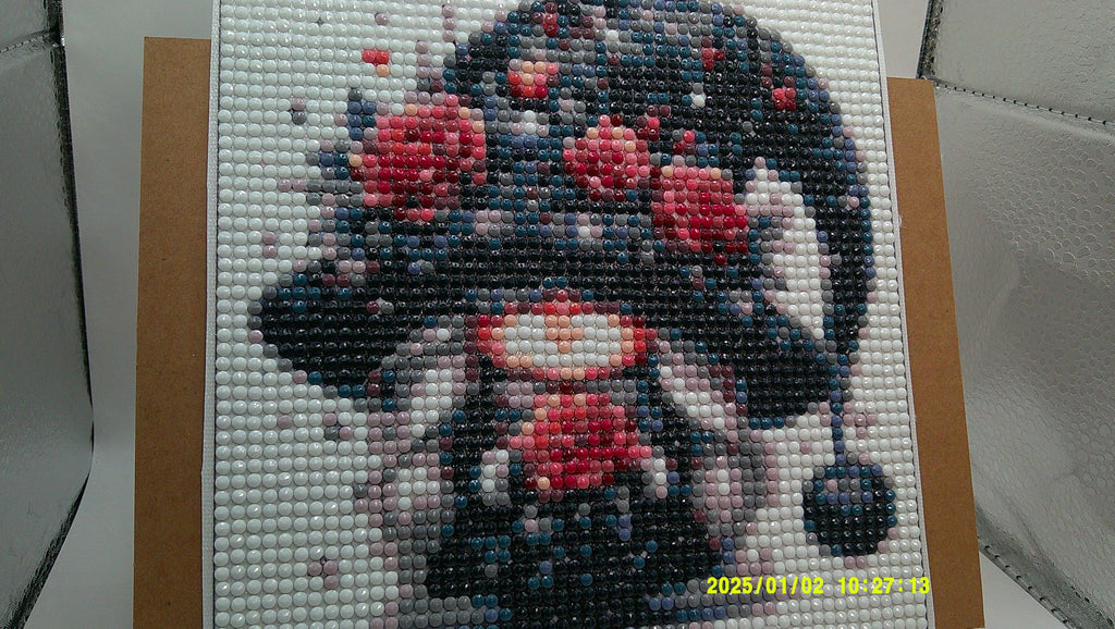 Midnight Blossom Gnome Diamond Art