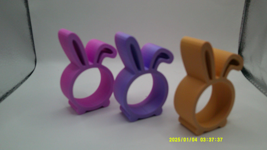 3D Printed Pastel Bunny Candy Cradles – Easter Party Favors