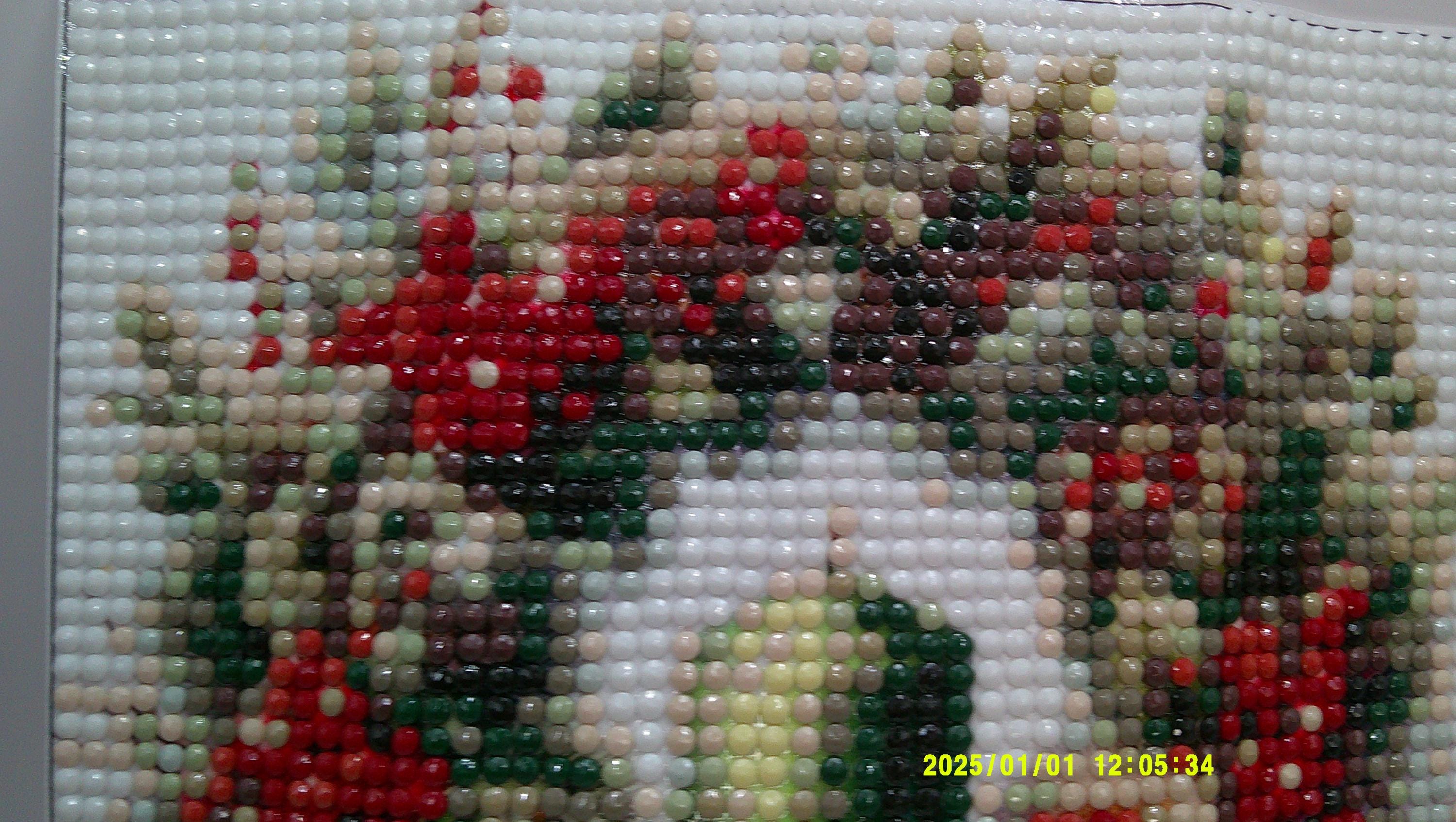 Holiday Floral Wreath Diamond Art Painting