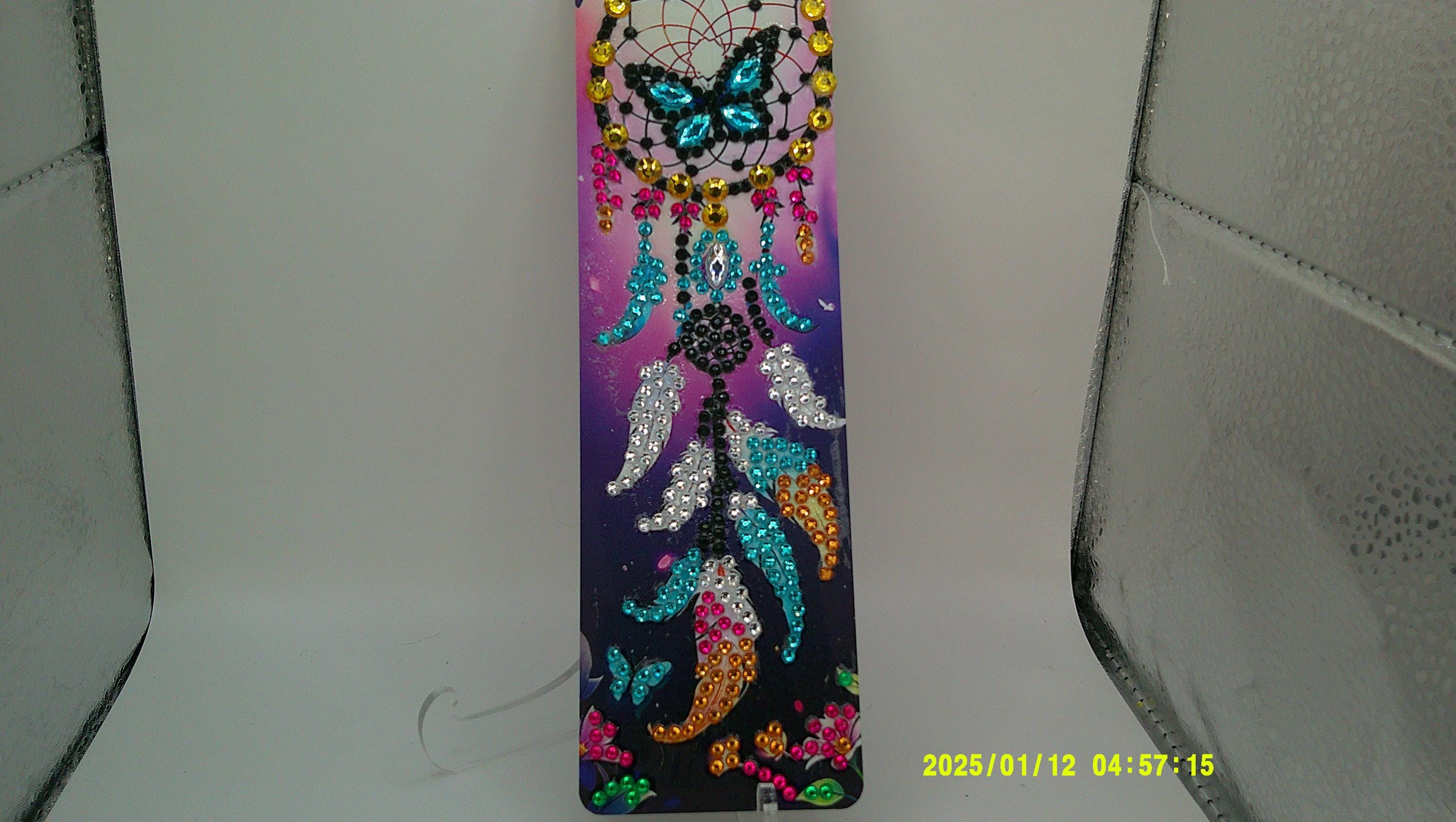 Boho Butterfly Dreamcatcher Bookmark | Artistic Diamond Art