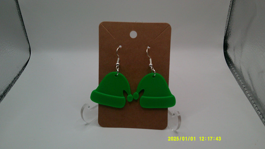 Santa’s Hat Earrings – Whimsical Winter Accessory