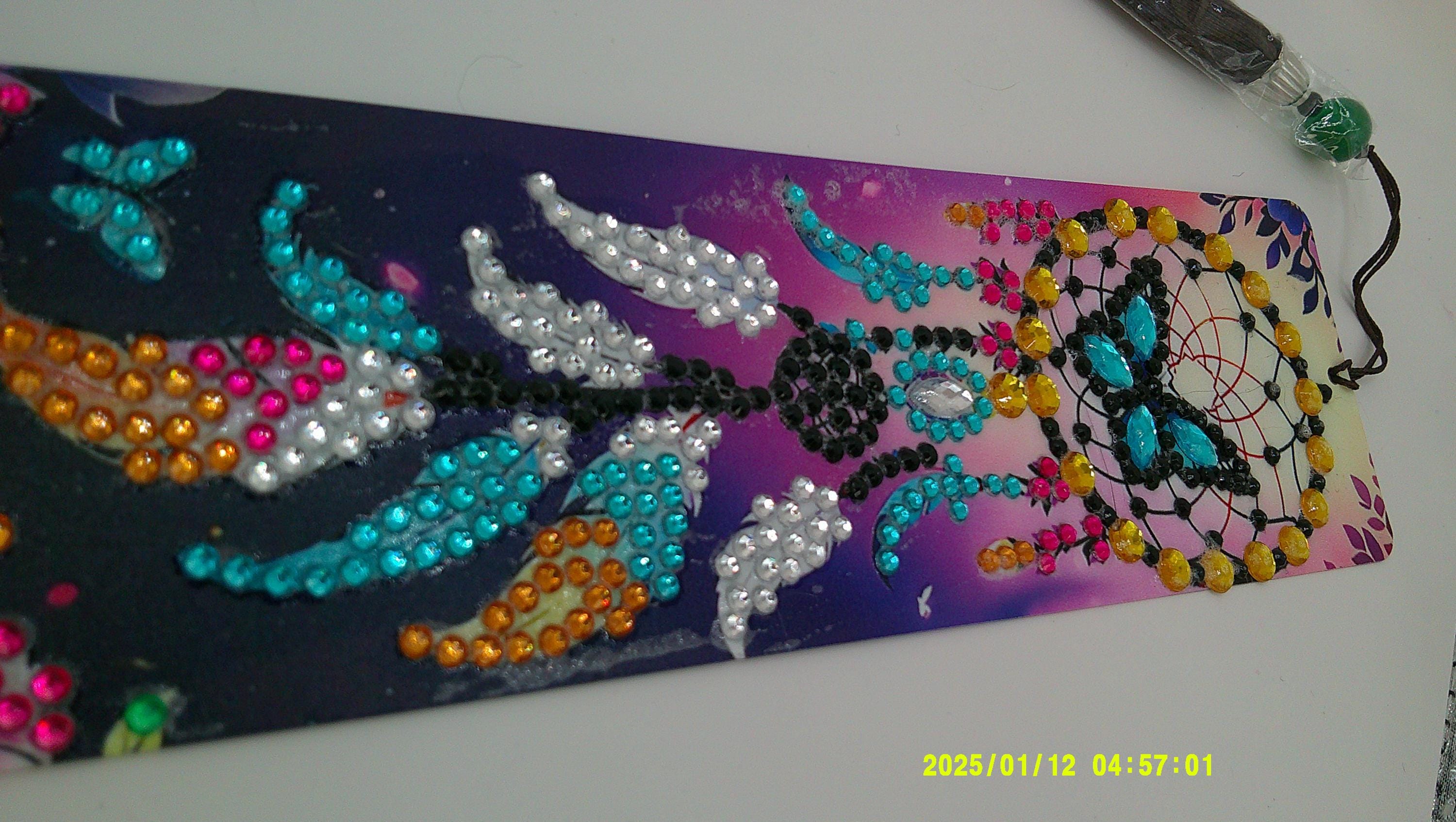Boho Butterfly Dreamcatcher Bookmark | Artistic Diamond Art