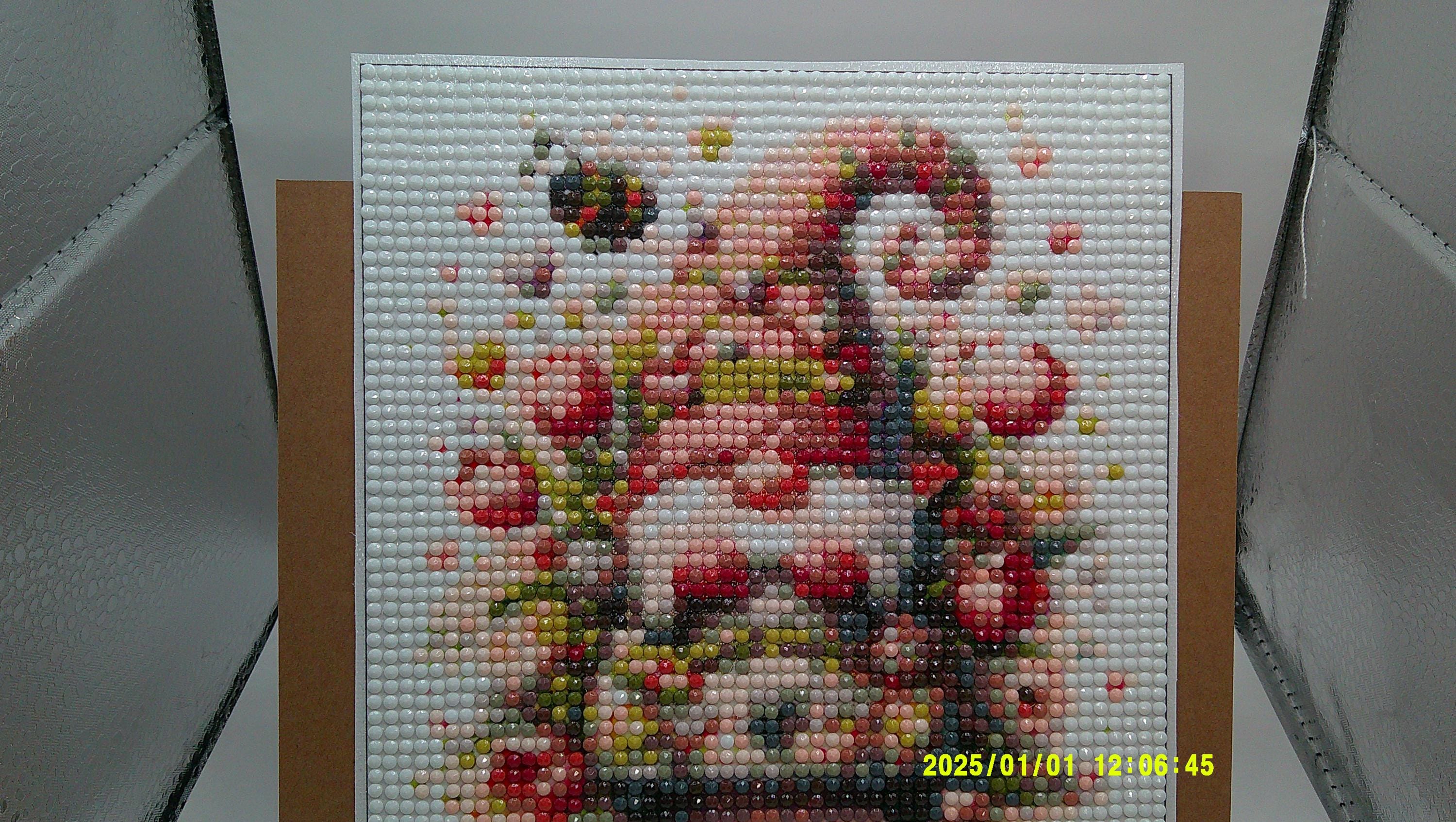 Playful Heart‑Hat Gnome Diamond Art