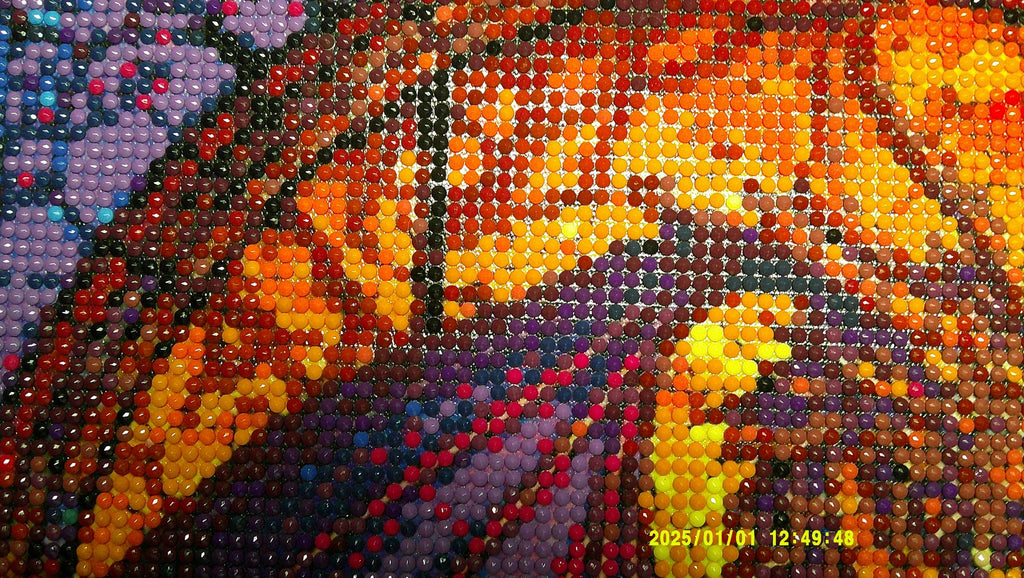 Radiant Fire Dragon Diamond Art Mosaic