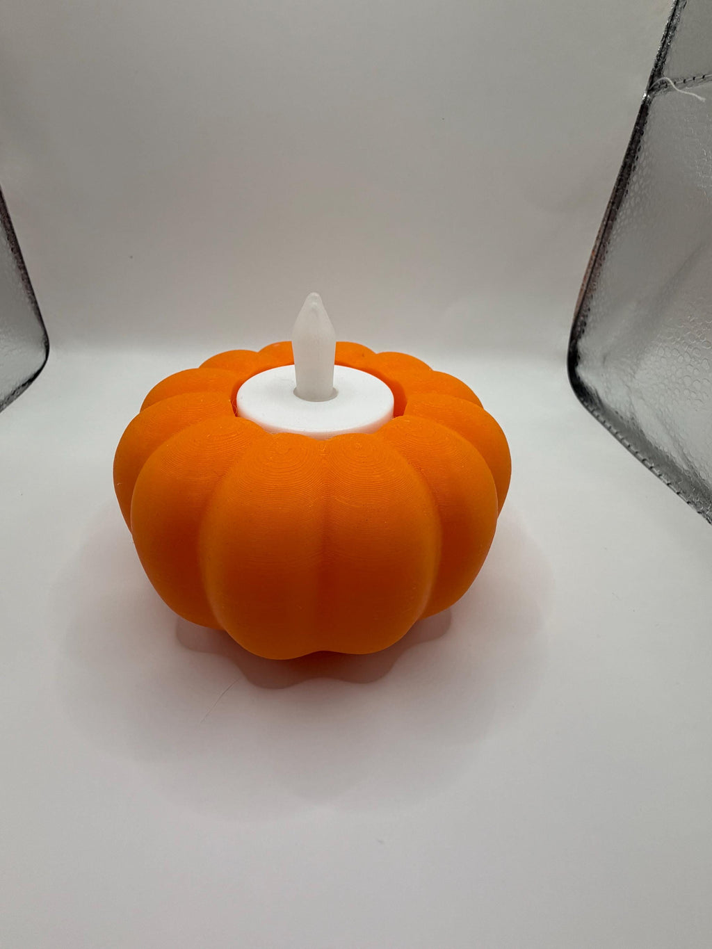 3D Printed Pumpkin Tea Light Holder