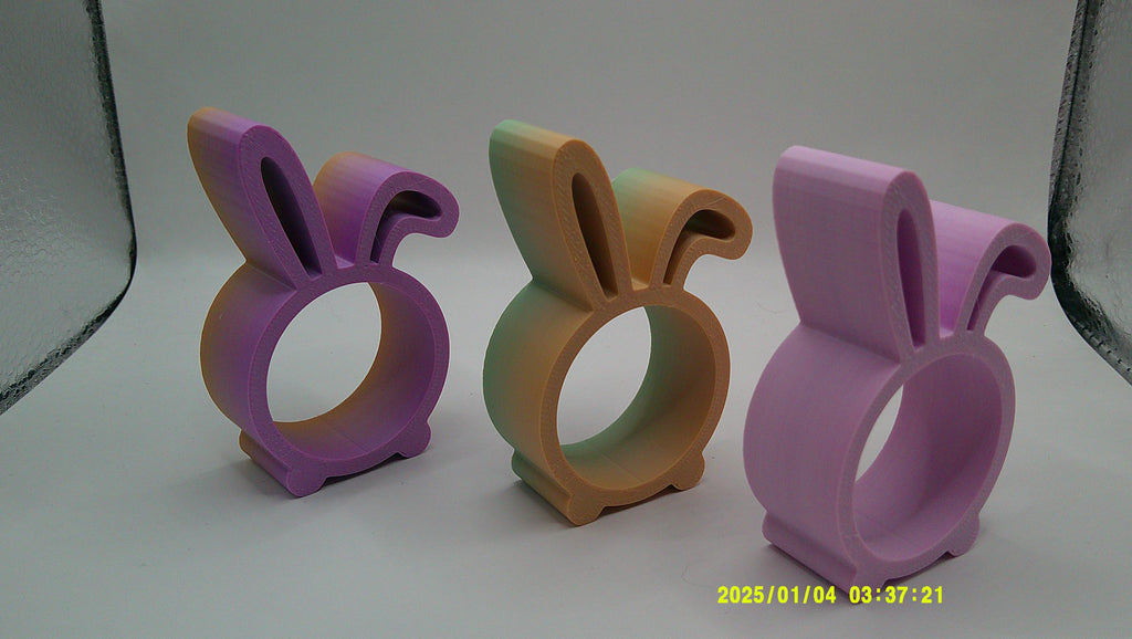 3D Printed Pastel Bunny Candy Cradles – Easter Party Favors