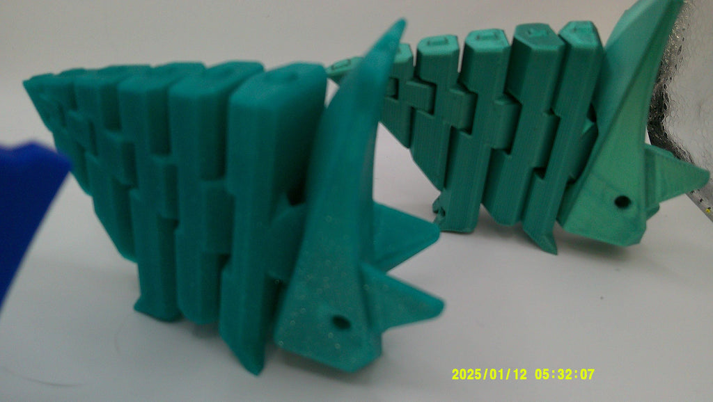 Articulated Dino Bike Buddy, 3D Printed Triceratops Handlebar Pet, Kids Bike Accessory