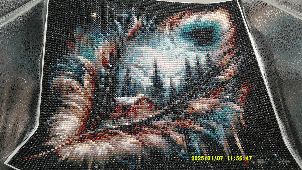 Celestial Feather and Forest Cabin Diamond Art