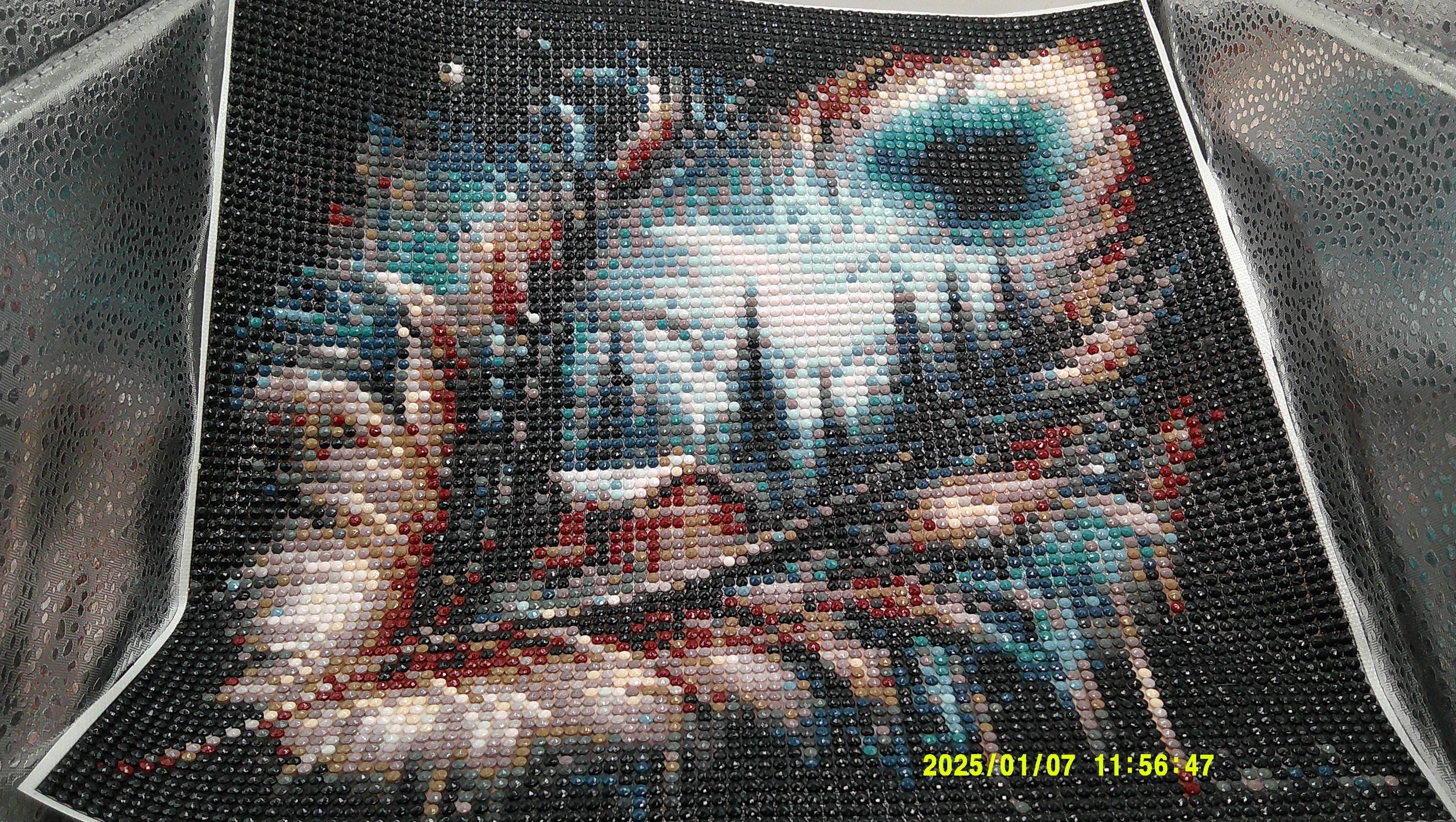 Celestial Feather and Forest Cabin Diamond Art