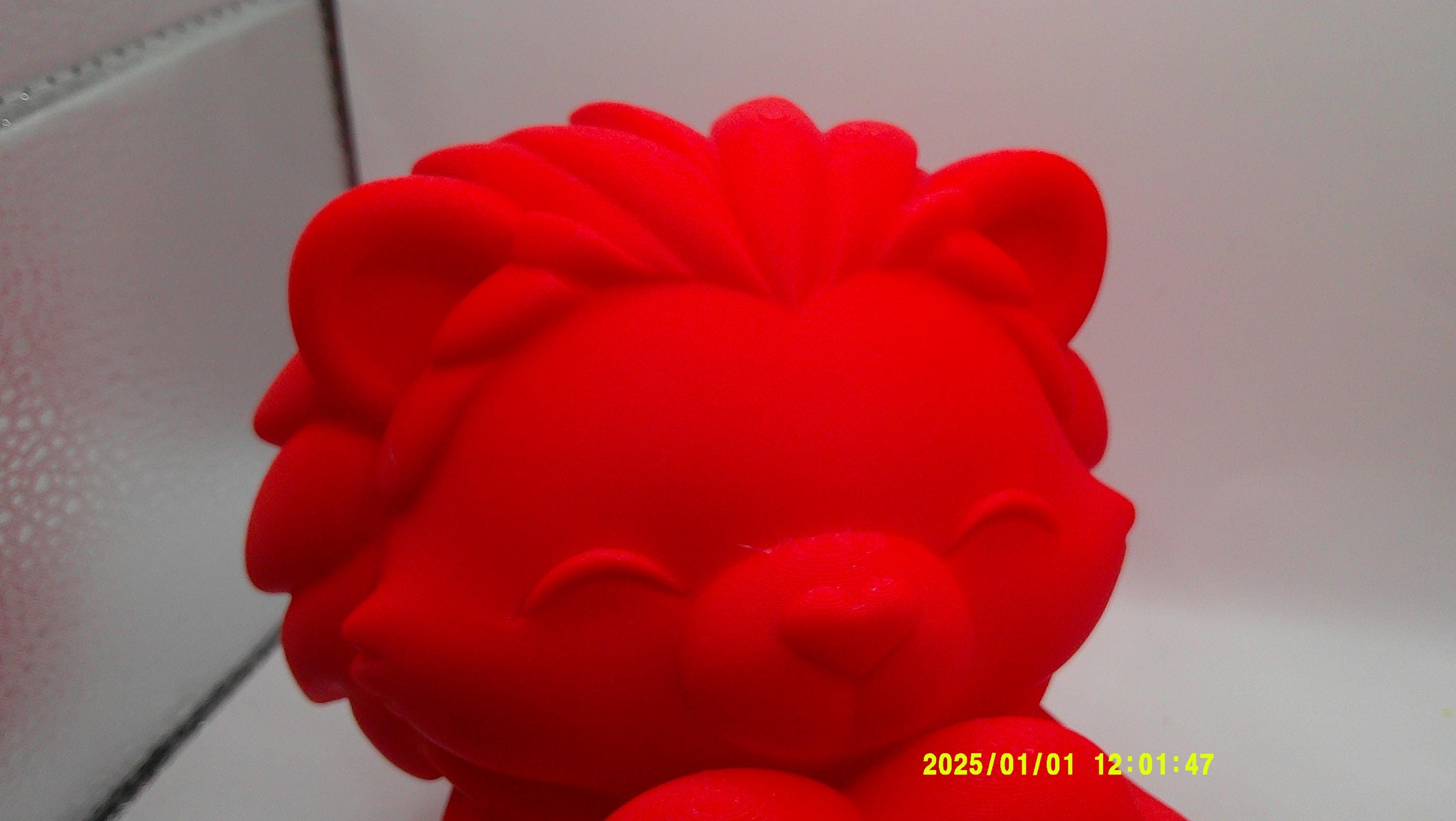 Heart Hugging Lion - 3D Printed