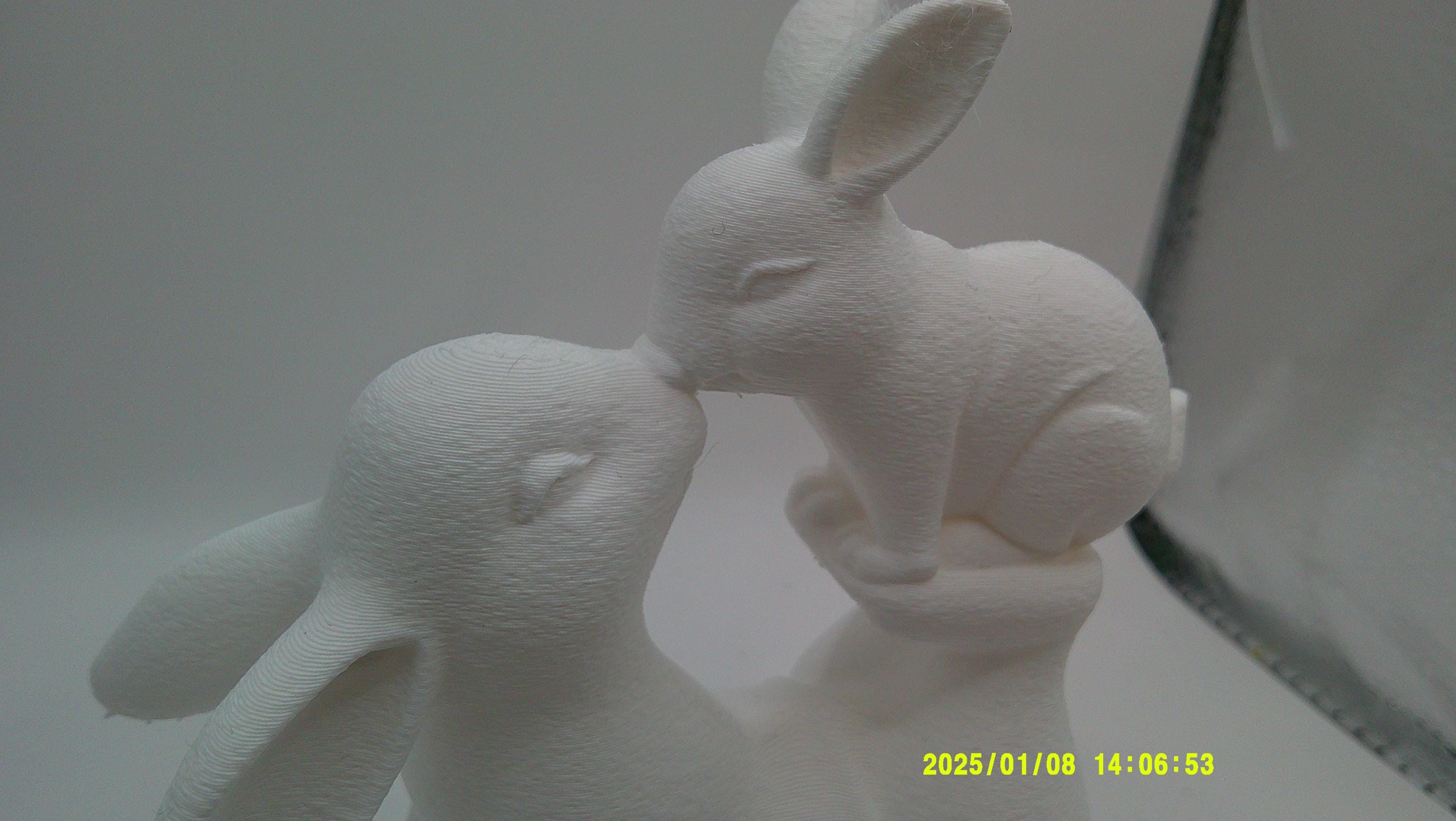 Nose‑to‑Nose Bunny Love Sculpture