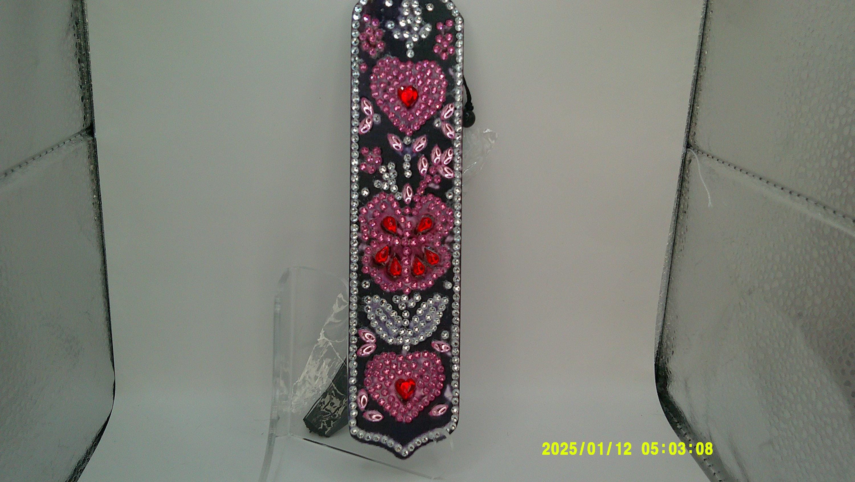 Colorful Flower Diamond Painting Bookmark | Vibrant Rhinestone Art