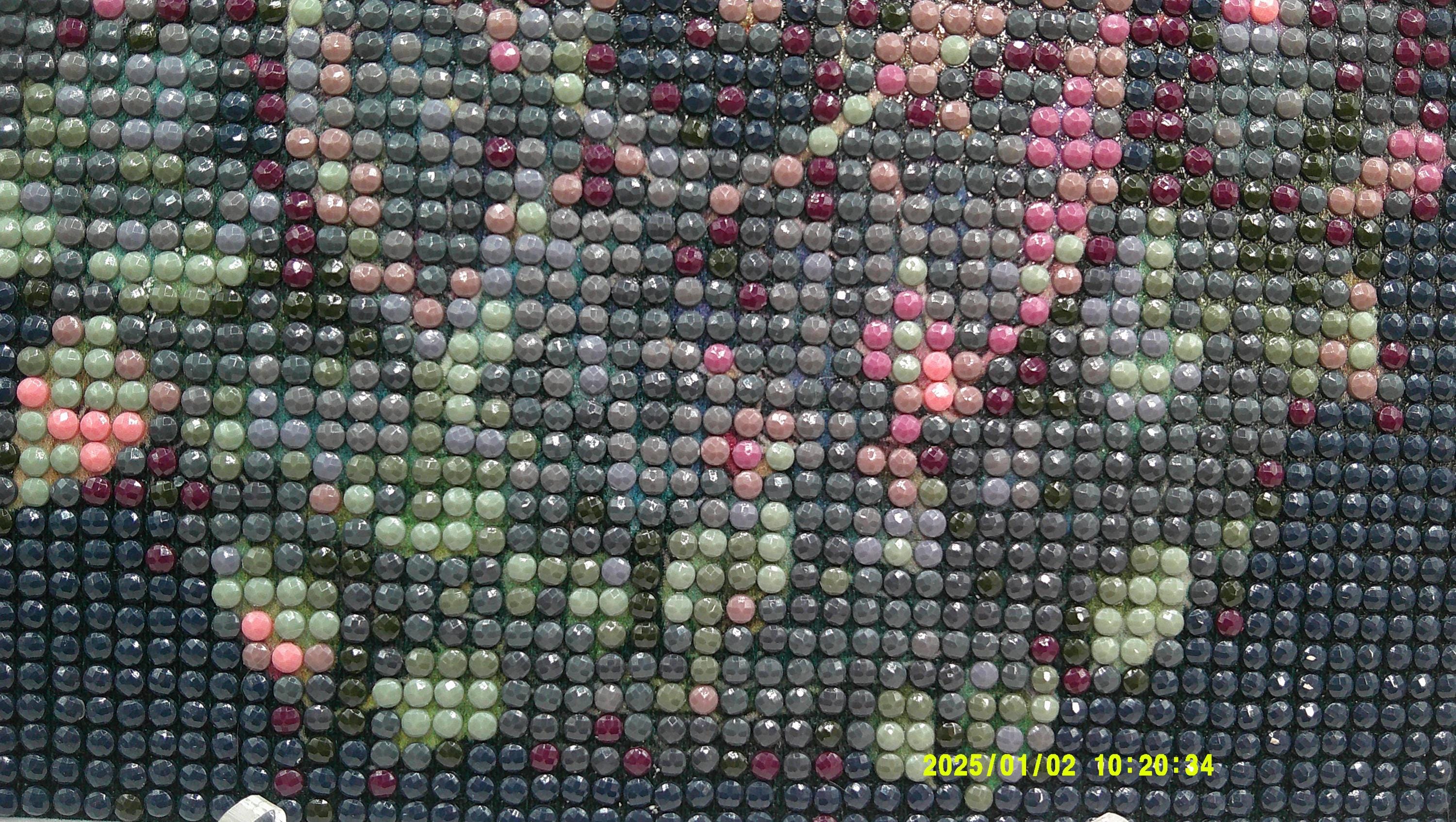 Radiant Rose Mosaic Diamond Art