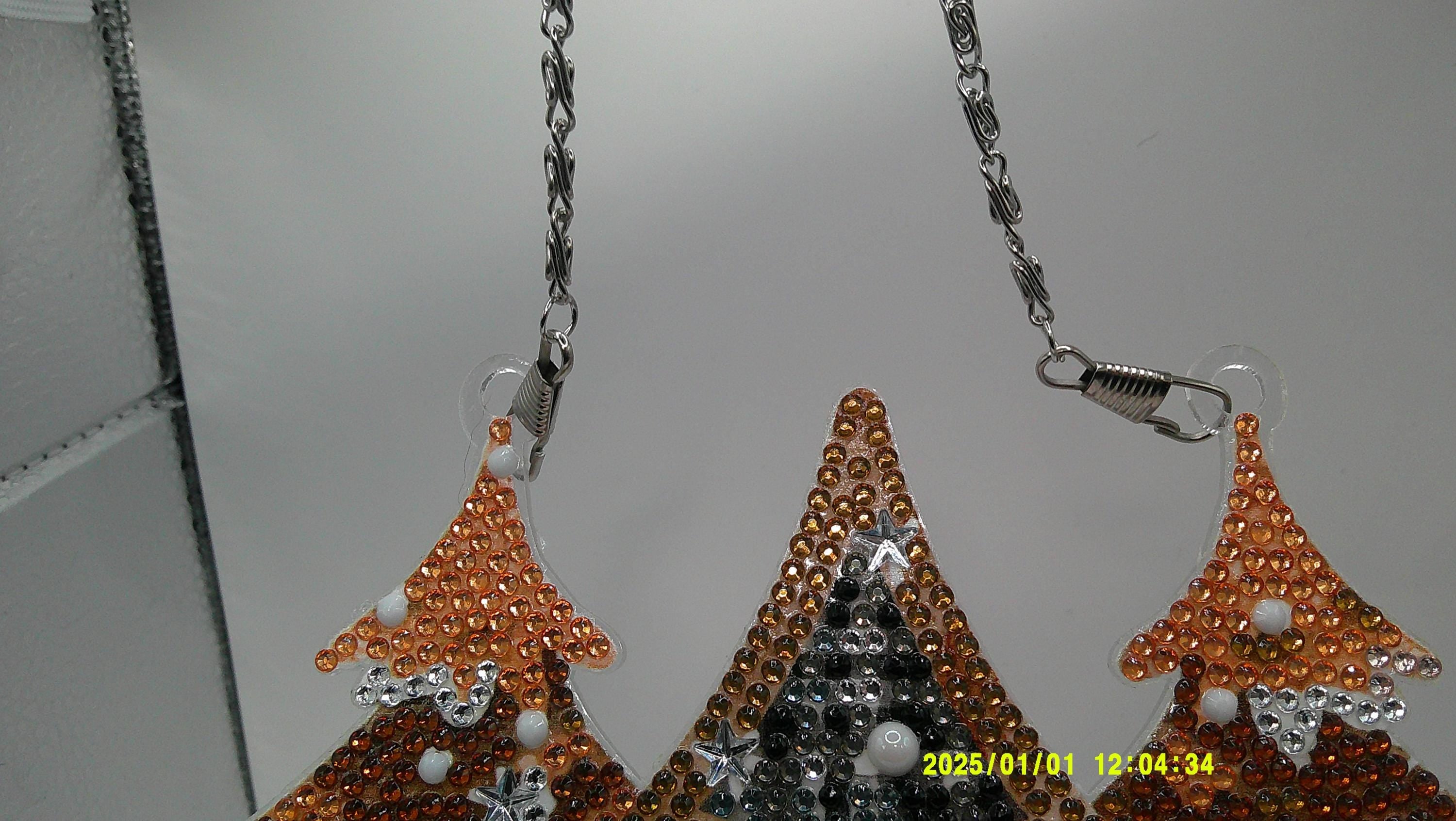 Festive Trio Christmas Tree Diamond Art Sun Catcher