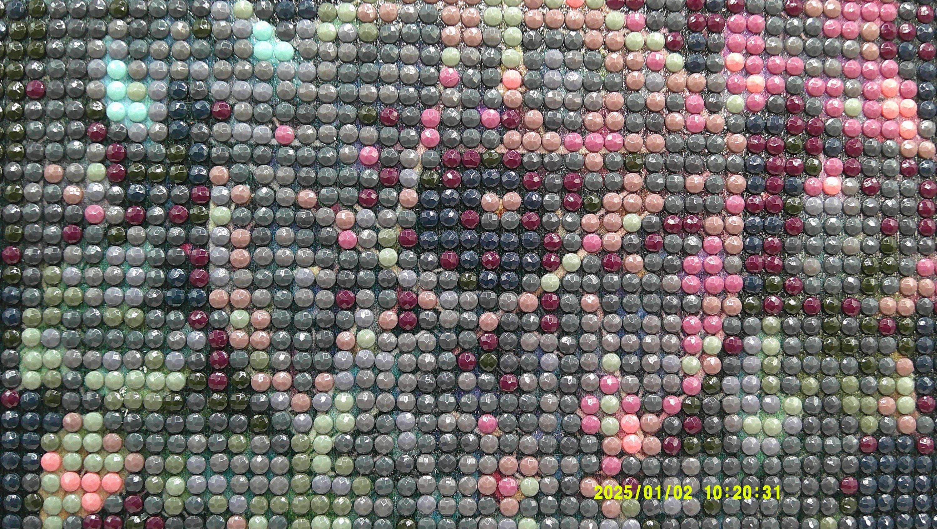 Radiant Rose Mosaic Diamond Art