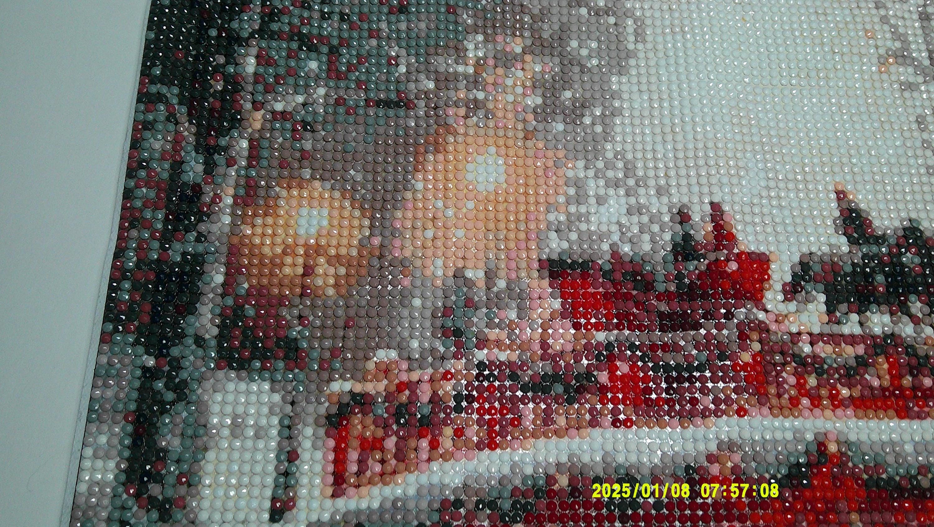 Horse‑Drawn Sleigh on Snowy Bridge | Winter Diamond Art Wall Decor