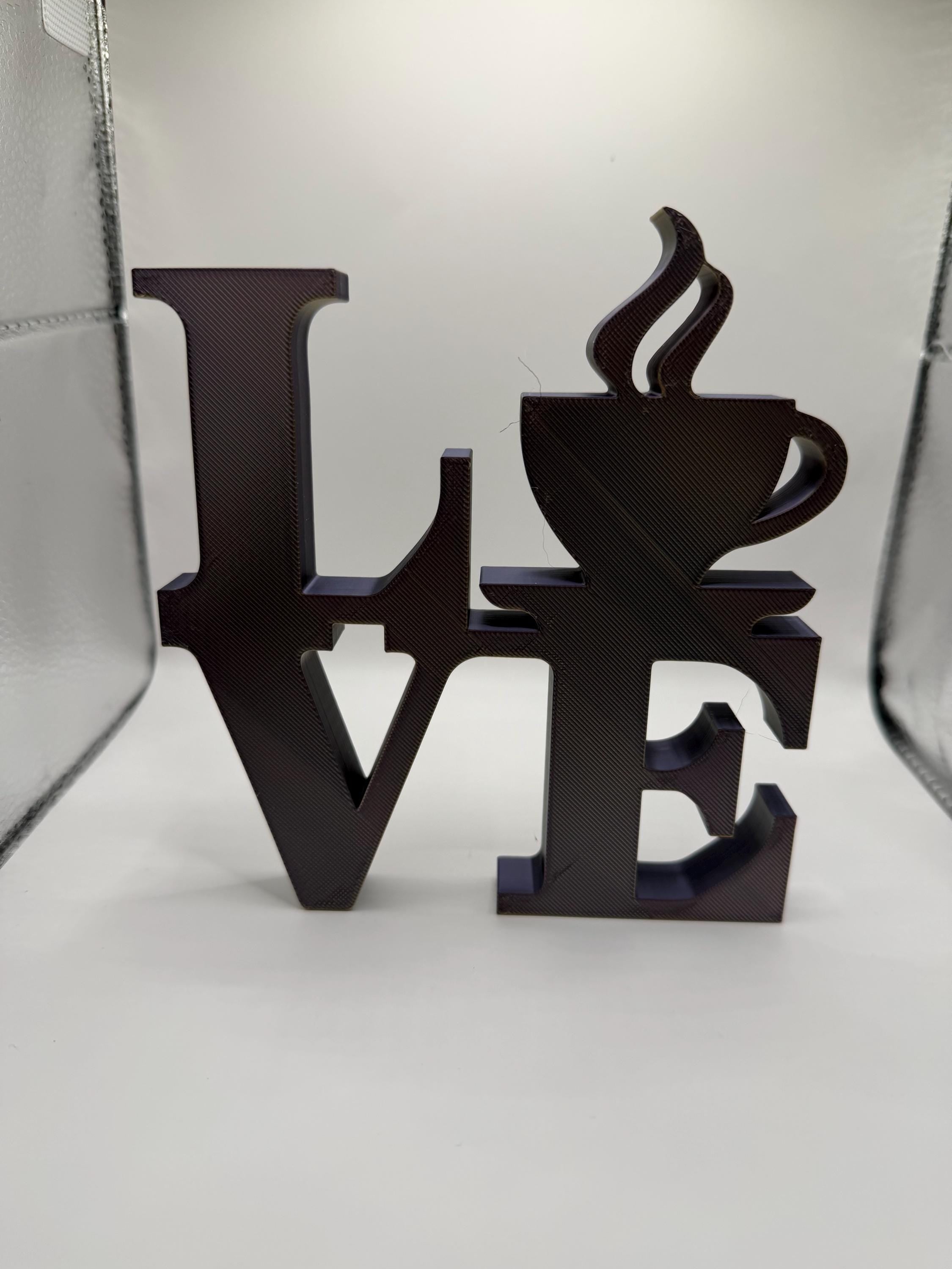 3D Printed Love Coffee Kitchen Sign