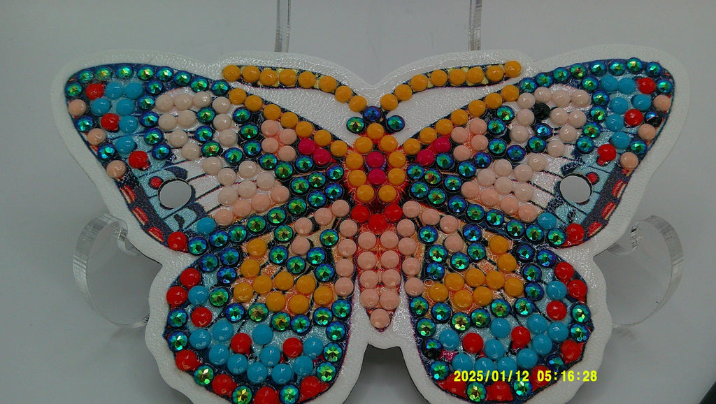 Colorful Butterfly Diamond Art | Bright Gem Wing Pattern