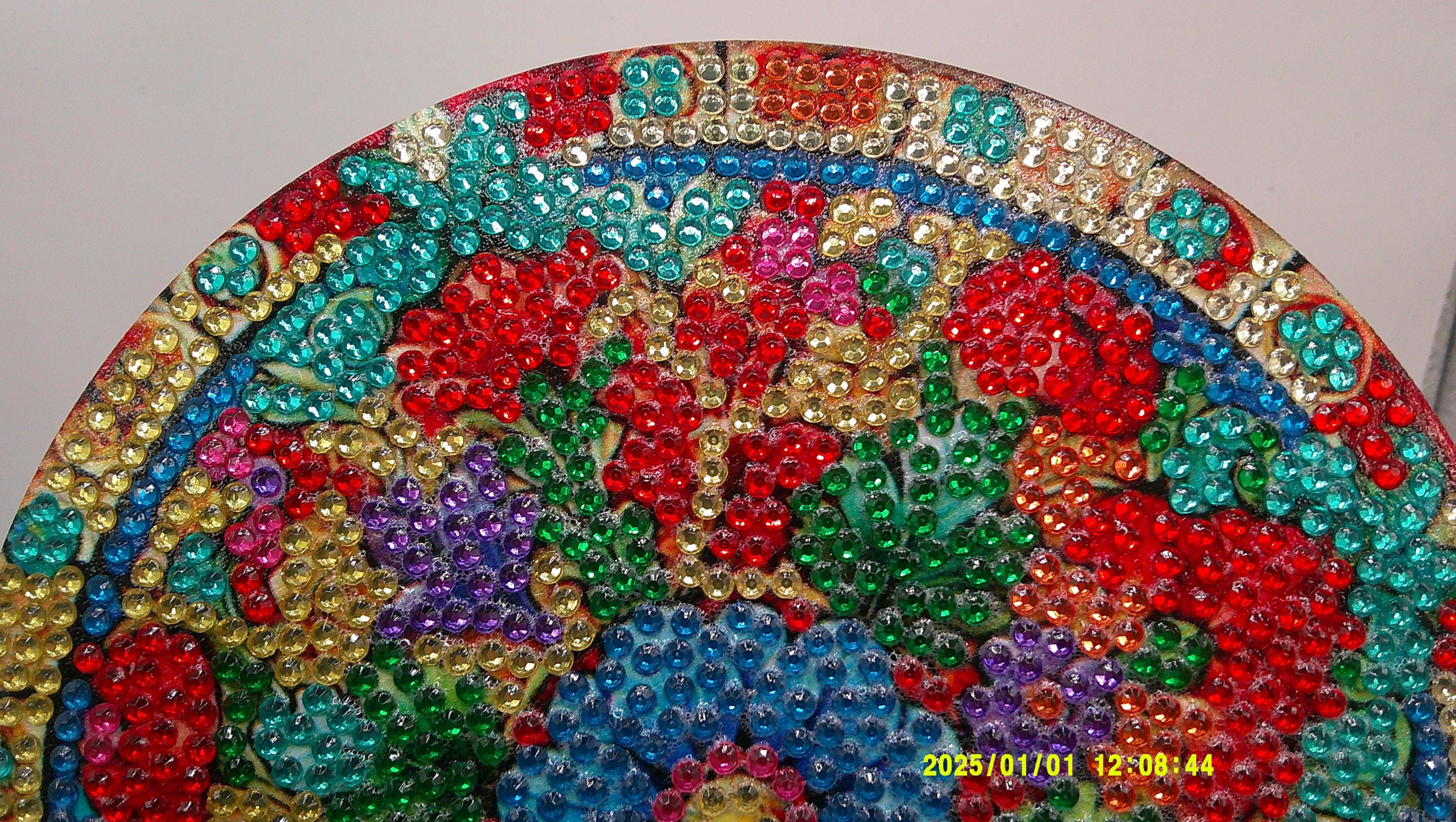 Radiant Mosaic Bloom Diamond Art Trivet