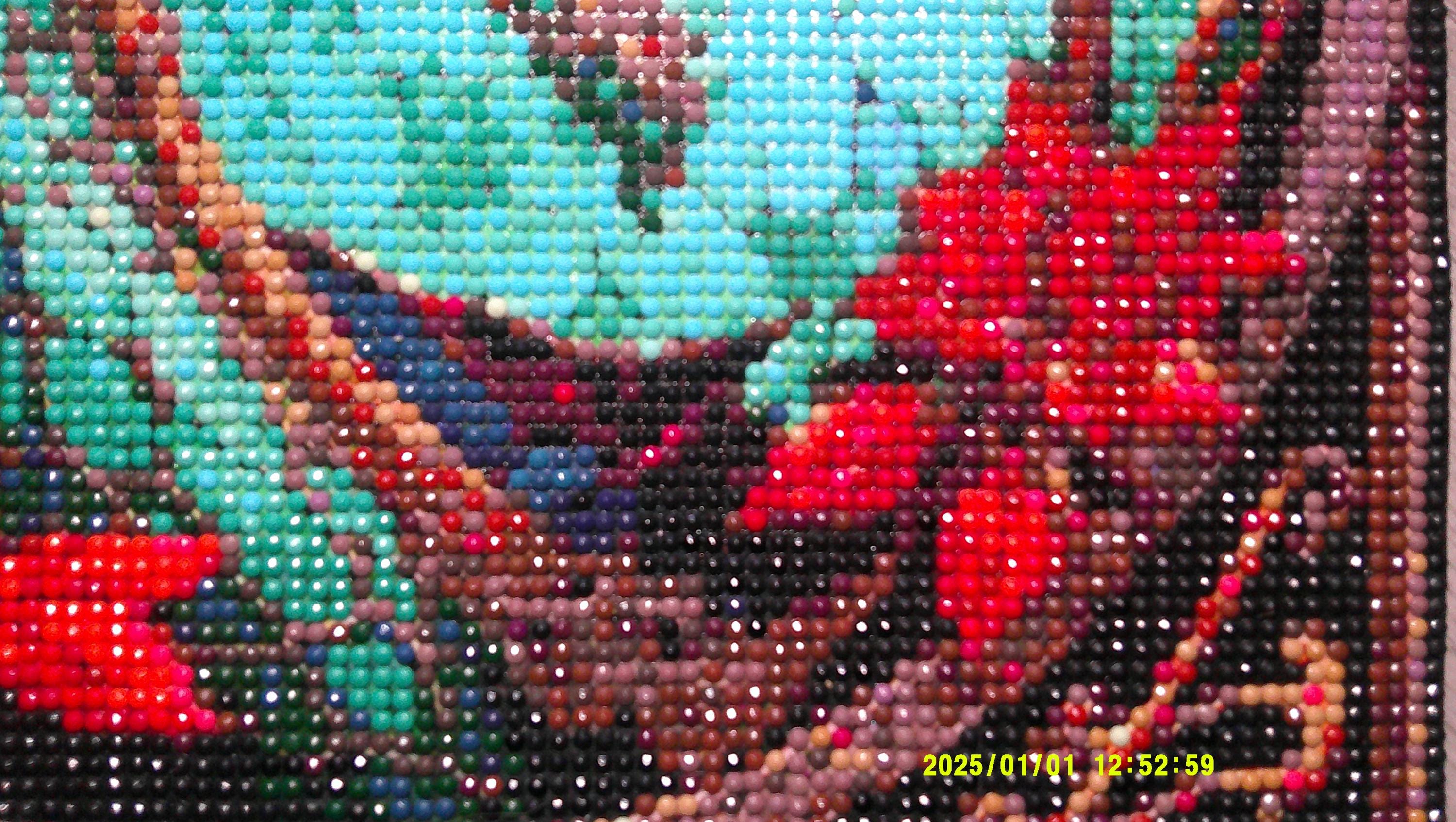 Crimson Leaves & Curled Dragon – Diamond Art Fantasy