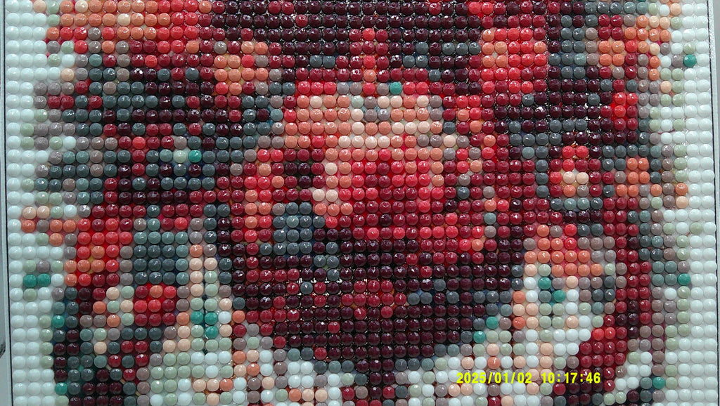 Holiday Bloom Ornament Diamond Art