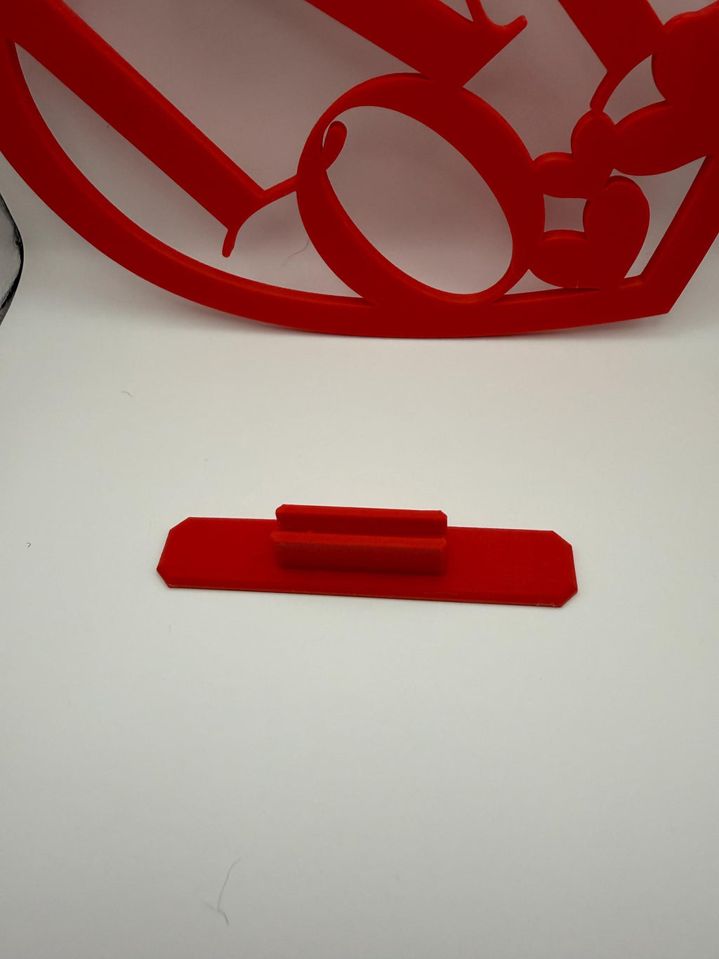 3D Printed Tilted Multi-Heart Love Sign with Stand