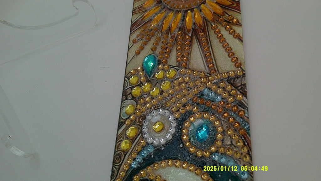 Sun & Moon Diamond Art Hanging | Celestial Rhinestone Design