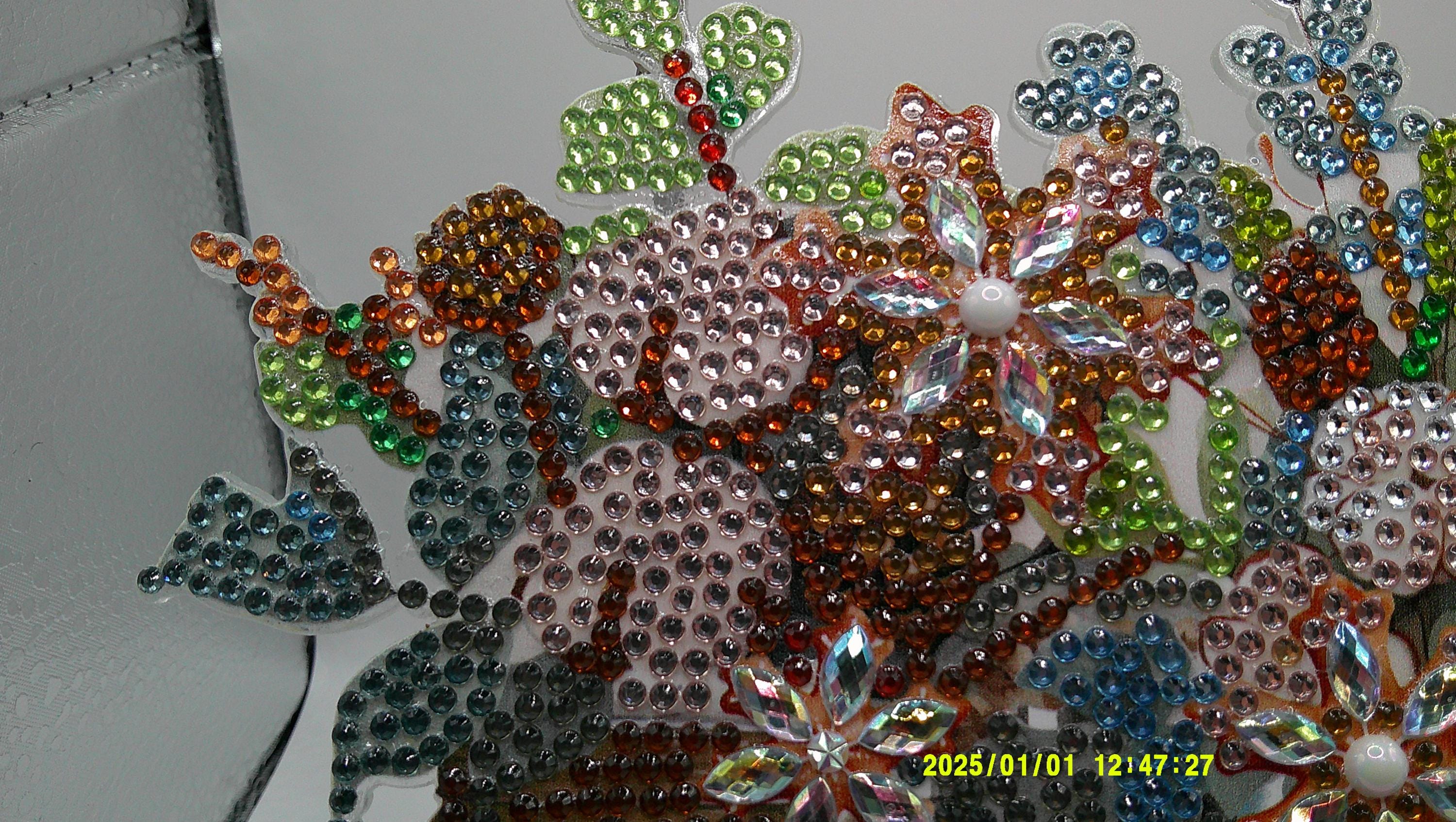 Hello Winter Wildflower Arrangement – Diamond Art Acrylic Decor