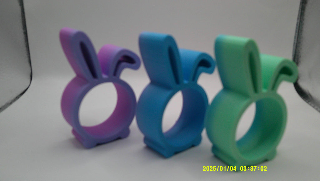 3D Printed Pastel Bunny Candy Cradles – Easter Party Favors