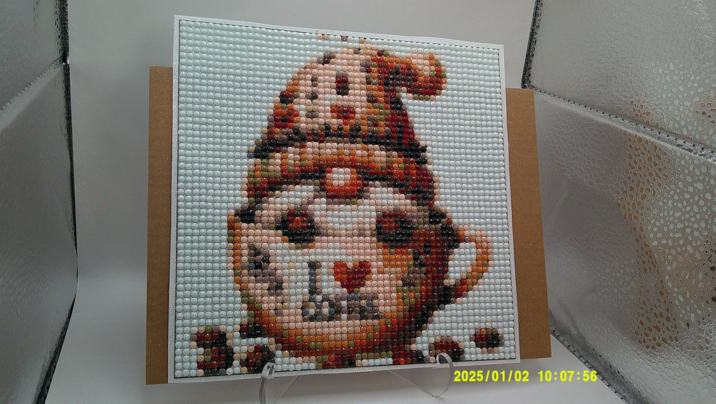 Coffee Loving Gnome Diamond Art