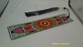 Sunburst Flower Rhinestone Bookmark | Vibrant Diamond Art Pattern